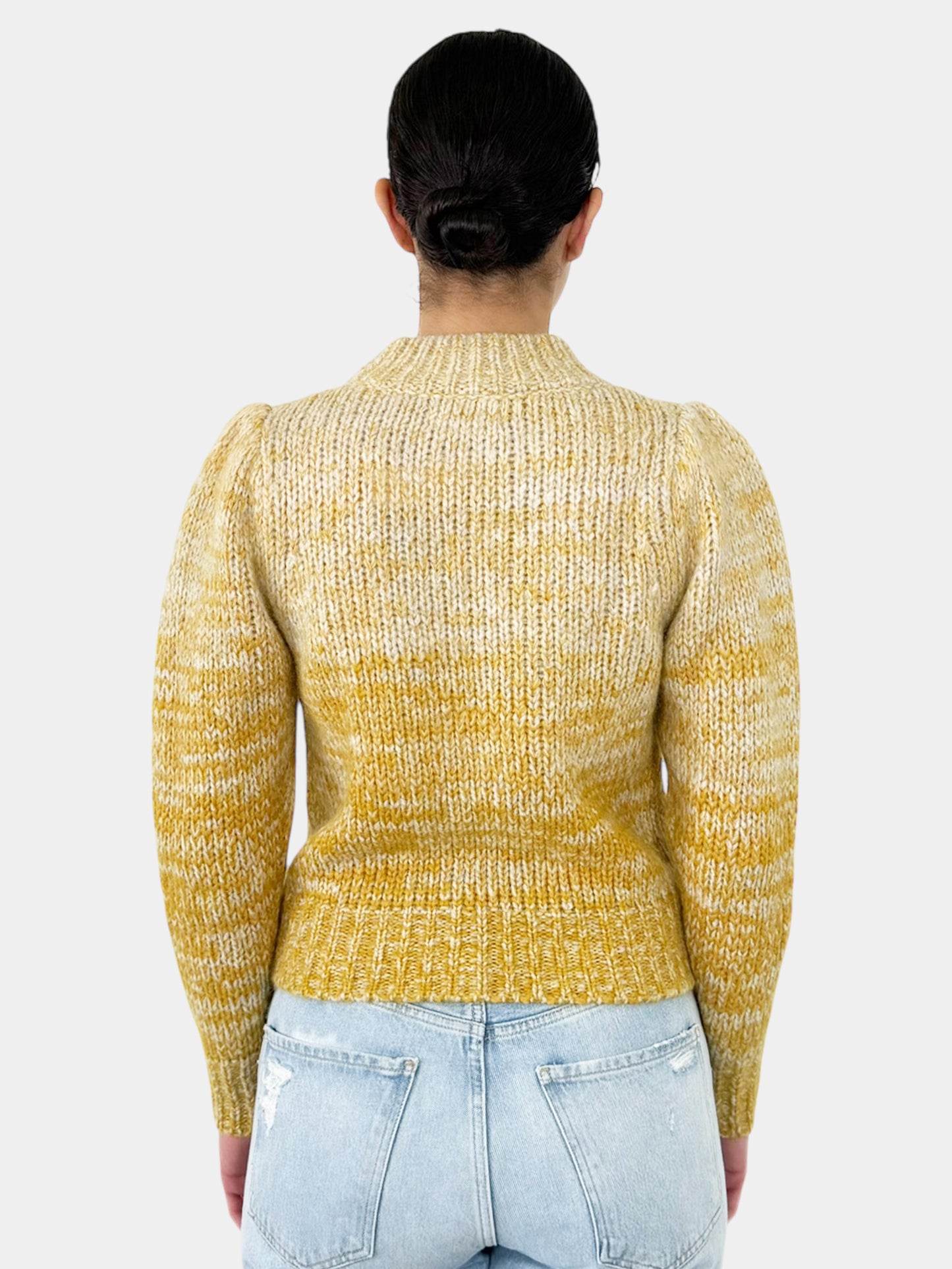 Gradient Ribbed Mohair Sweater - Size 34