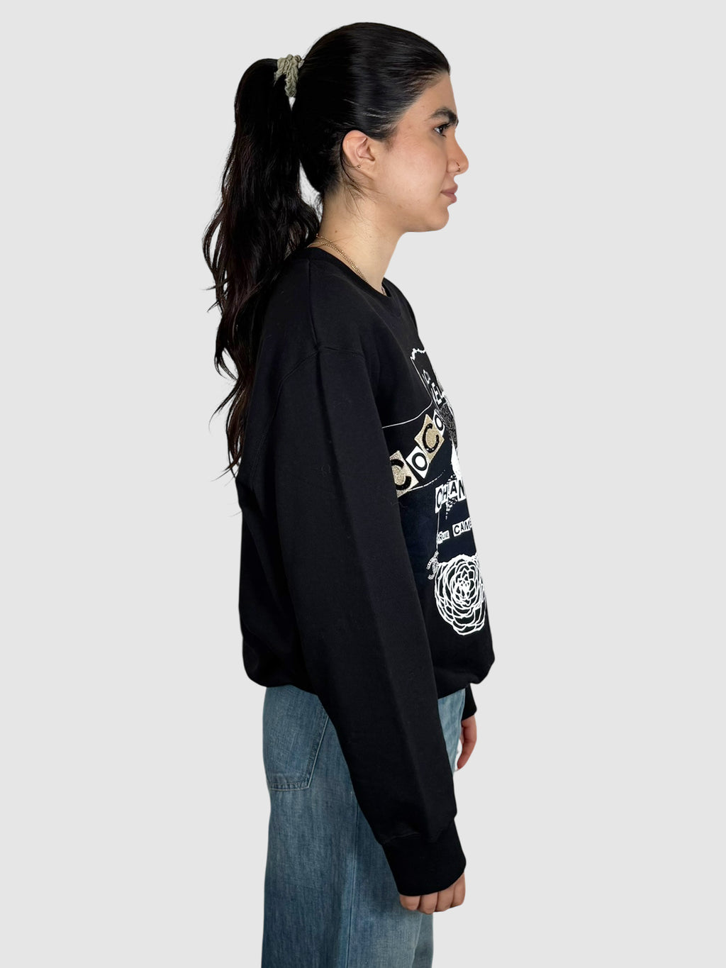 Graphic Crewneck Sweater