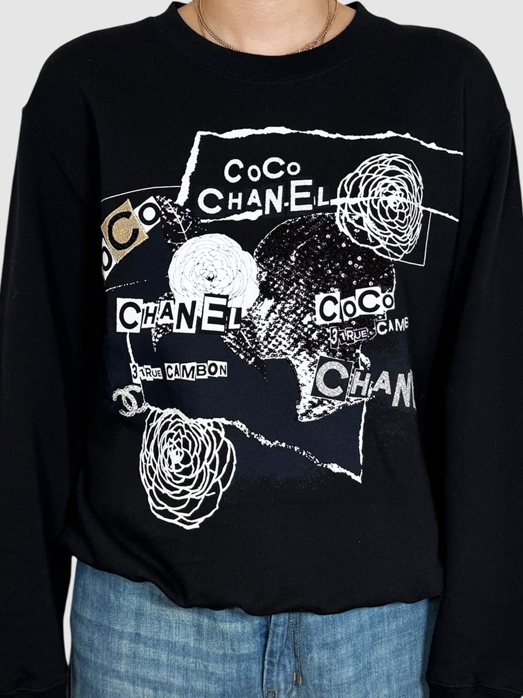 Graphic Crewneck Sweater