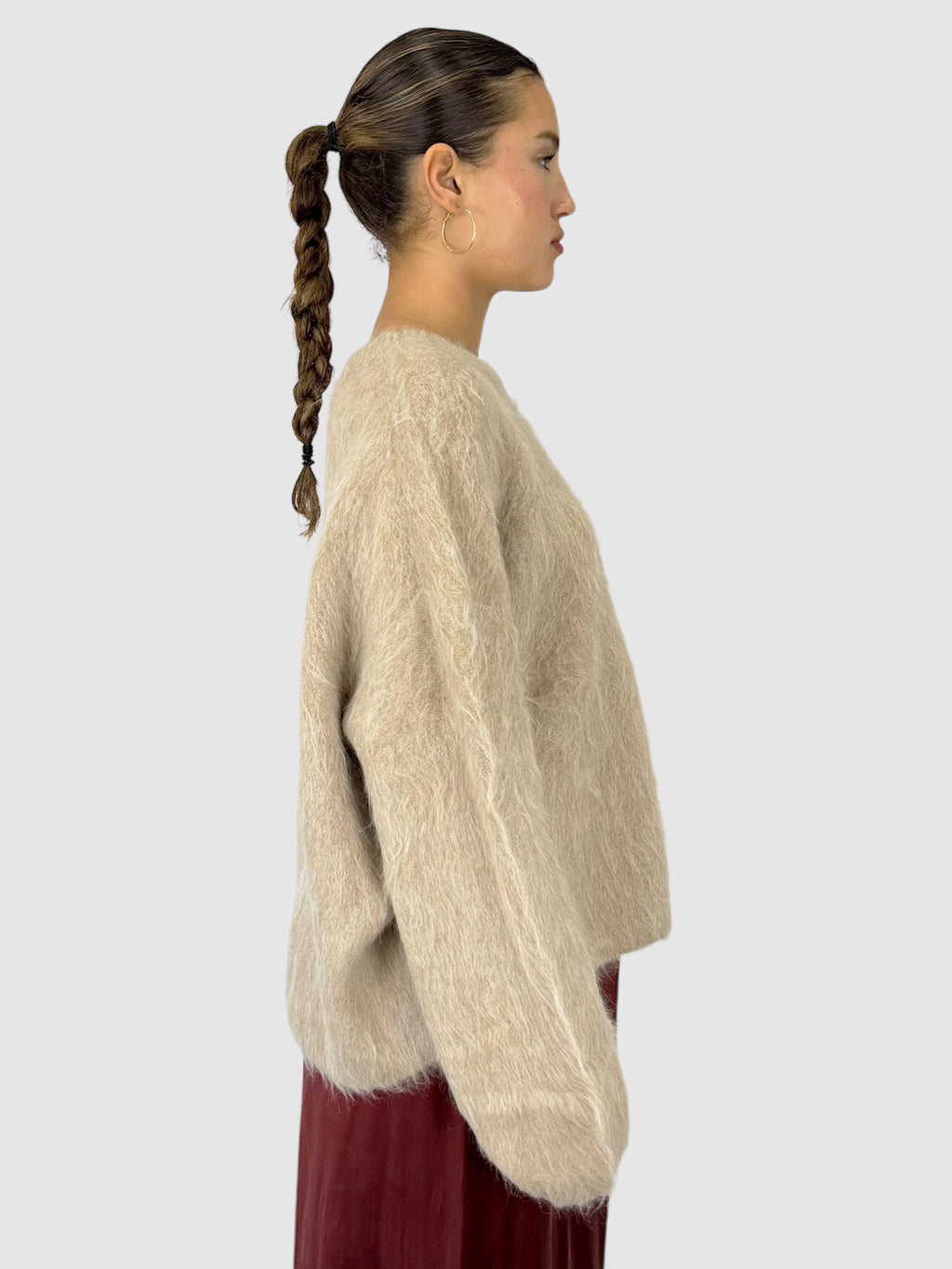 Boxy Alpaca Sweater