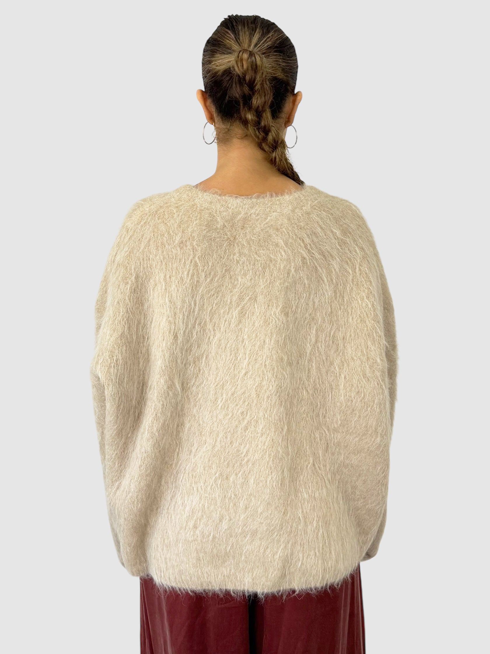 Boxy Alpaca Sweater