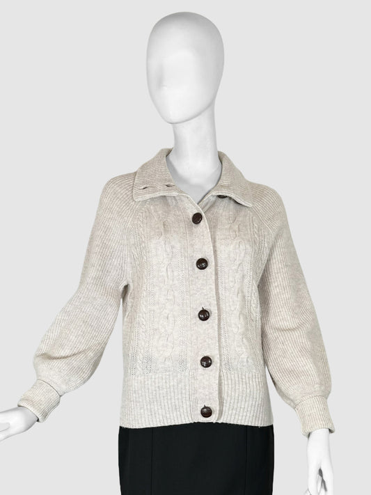 Derek Lam Knit Button-Up Cardigan - Size M