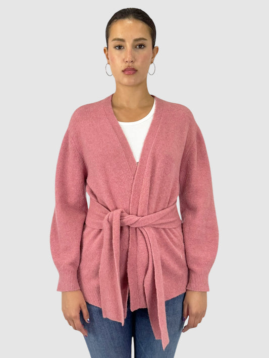 Wool Belted Cardigan