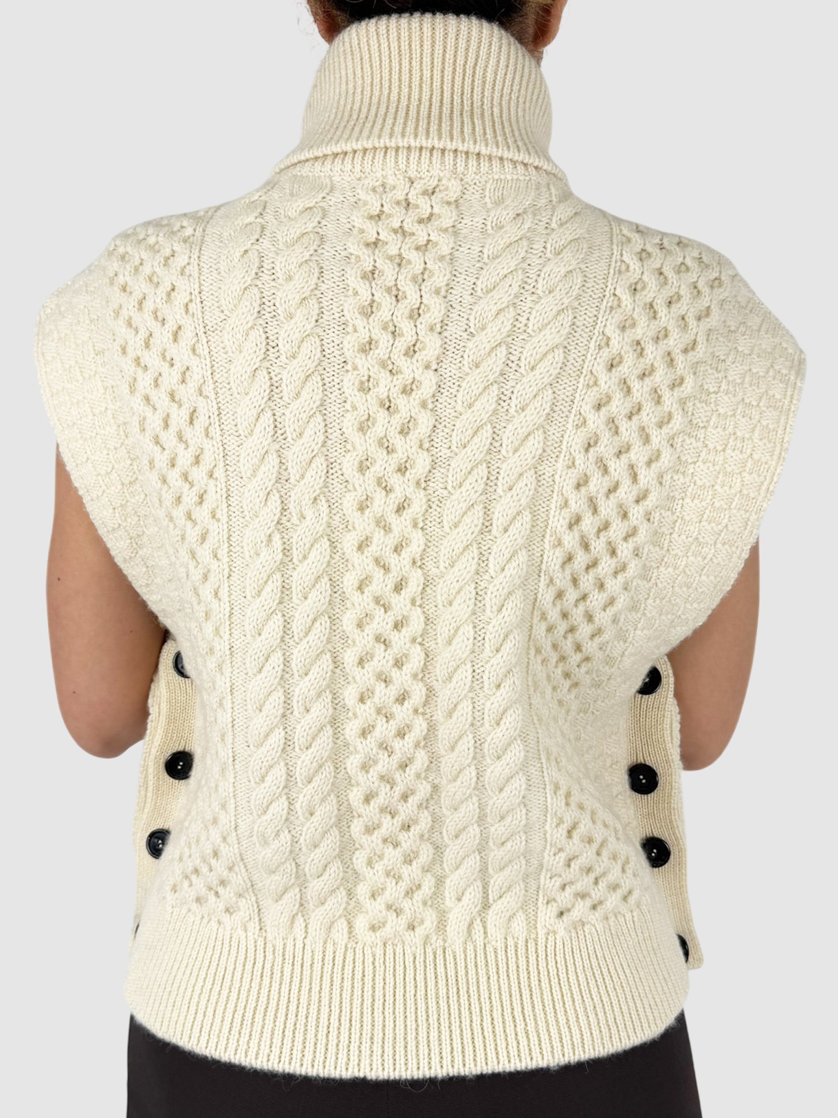 Cable Knit Vest