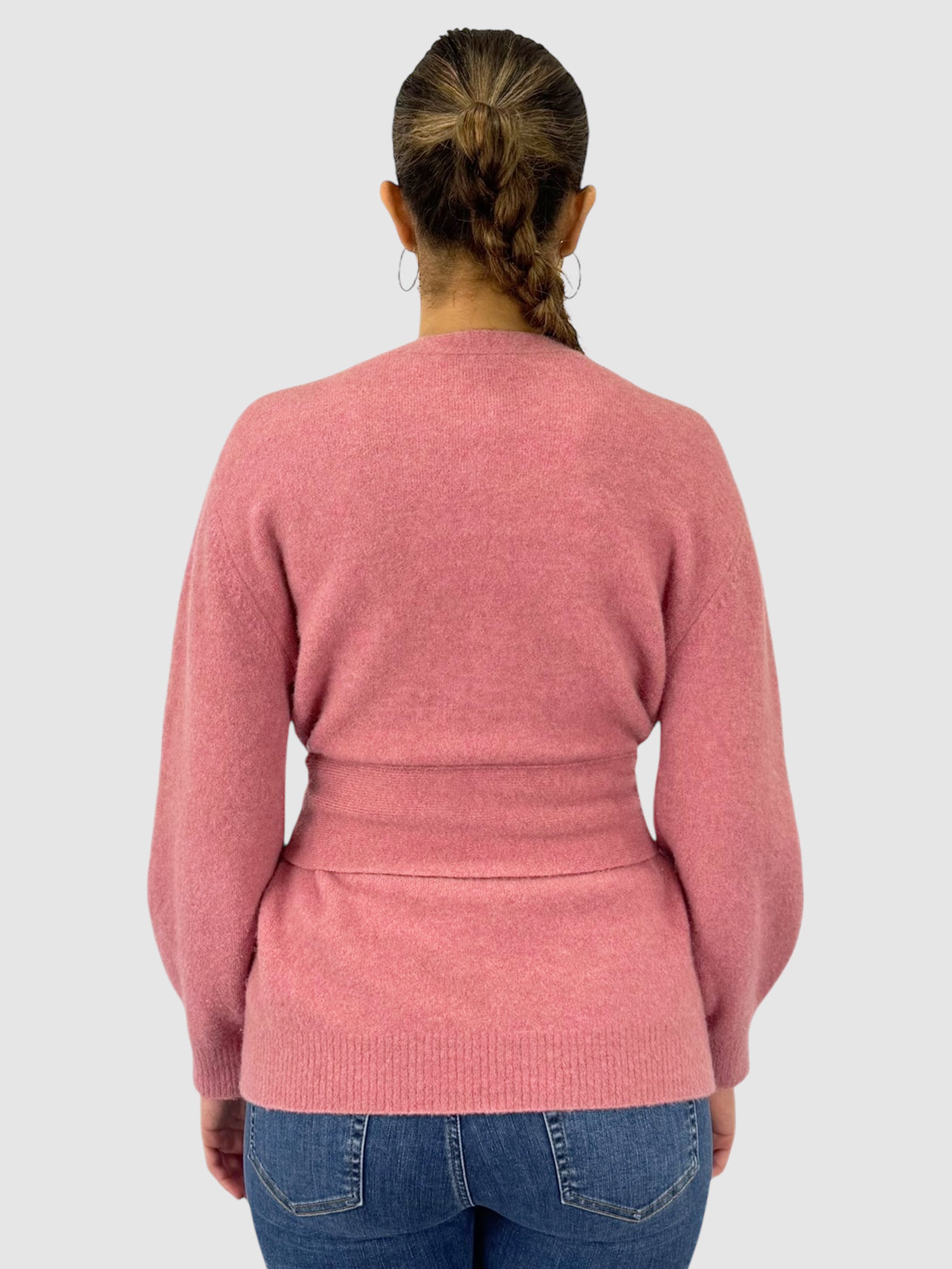 Wool Belted Cardigan