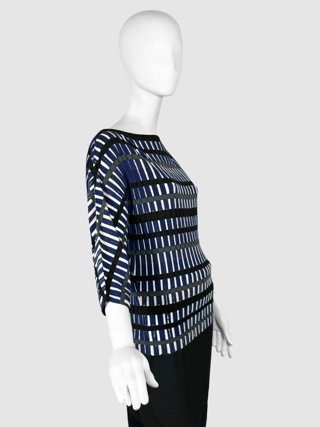 Striped Wool Sweater - Size 38