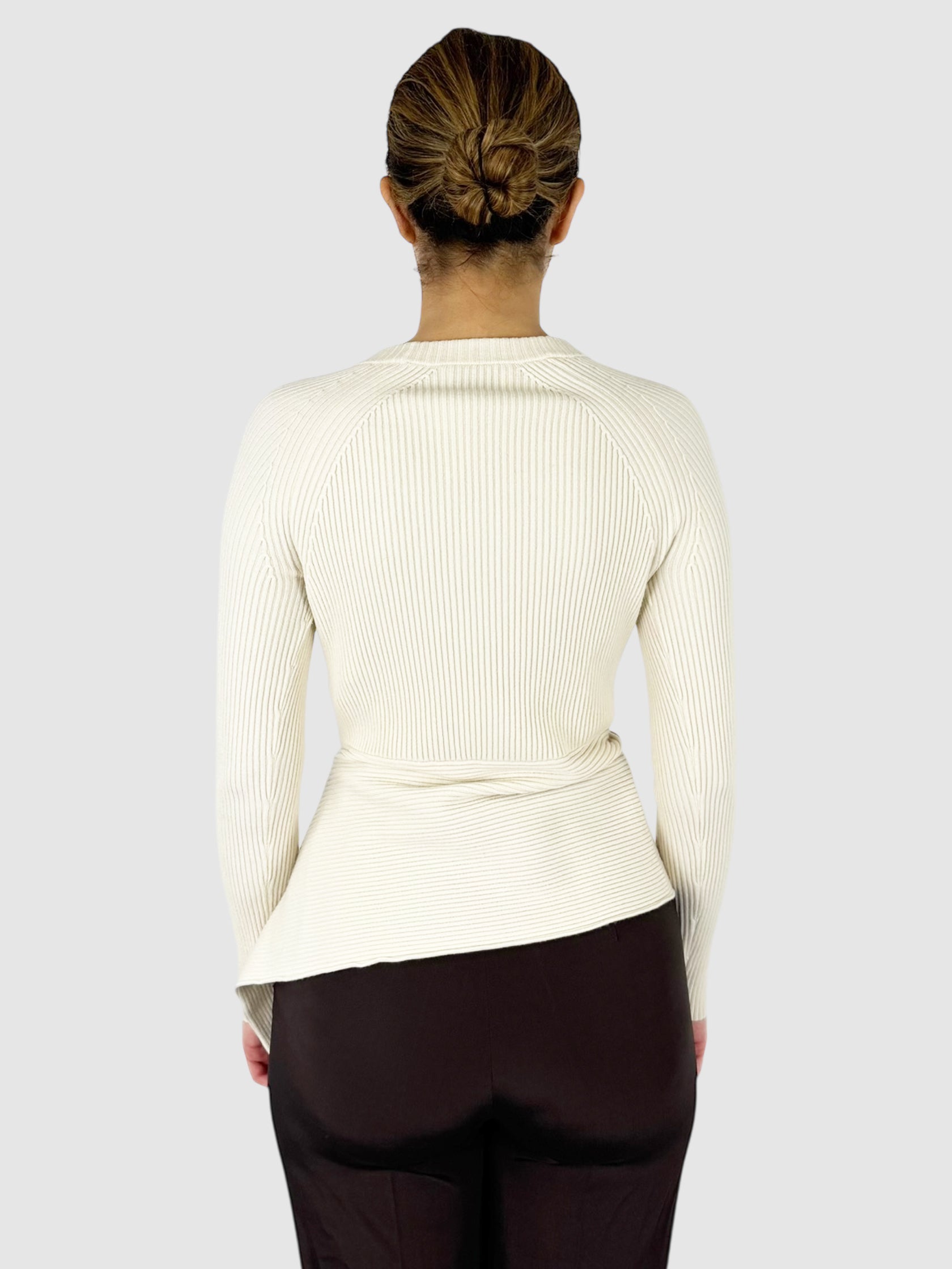 Ribbed Asymmetrical Top