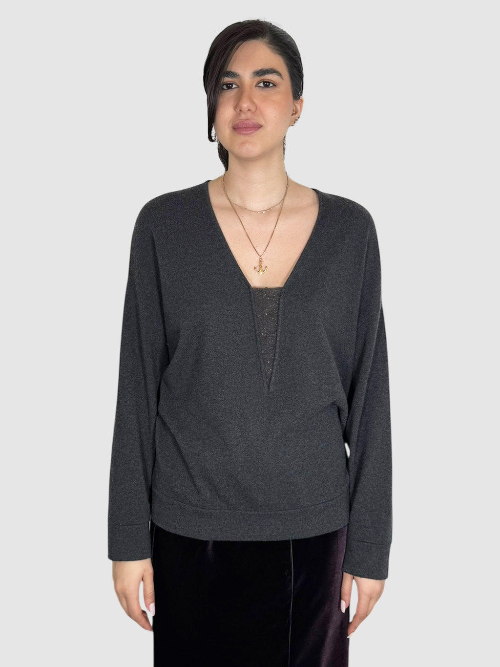 Beaded Cashmere Sweater