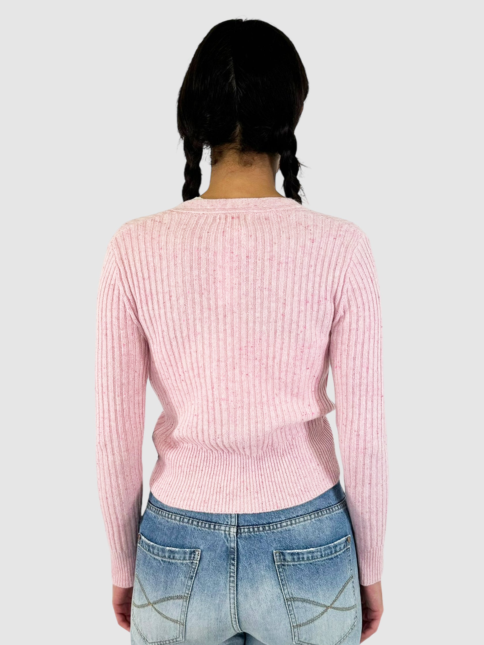 Cashmere Button-Up Cardigan - Size XS