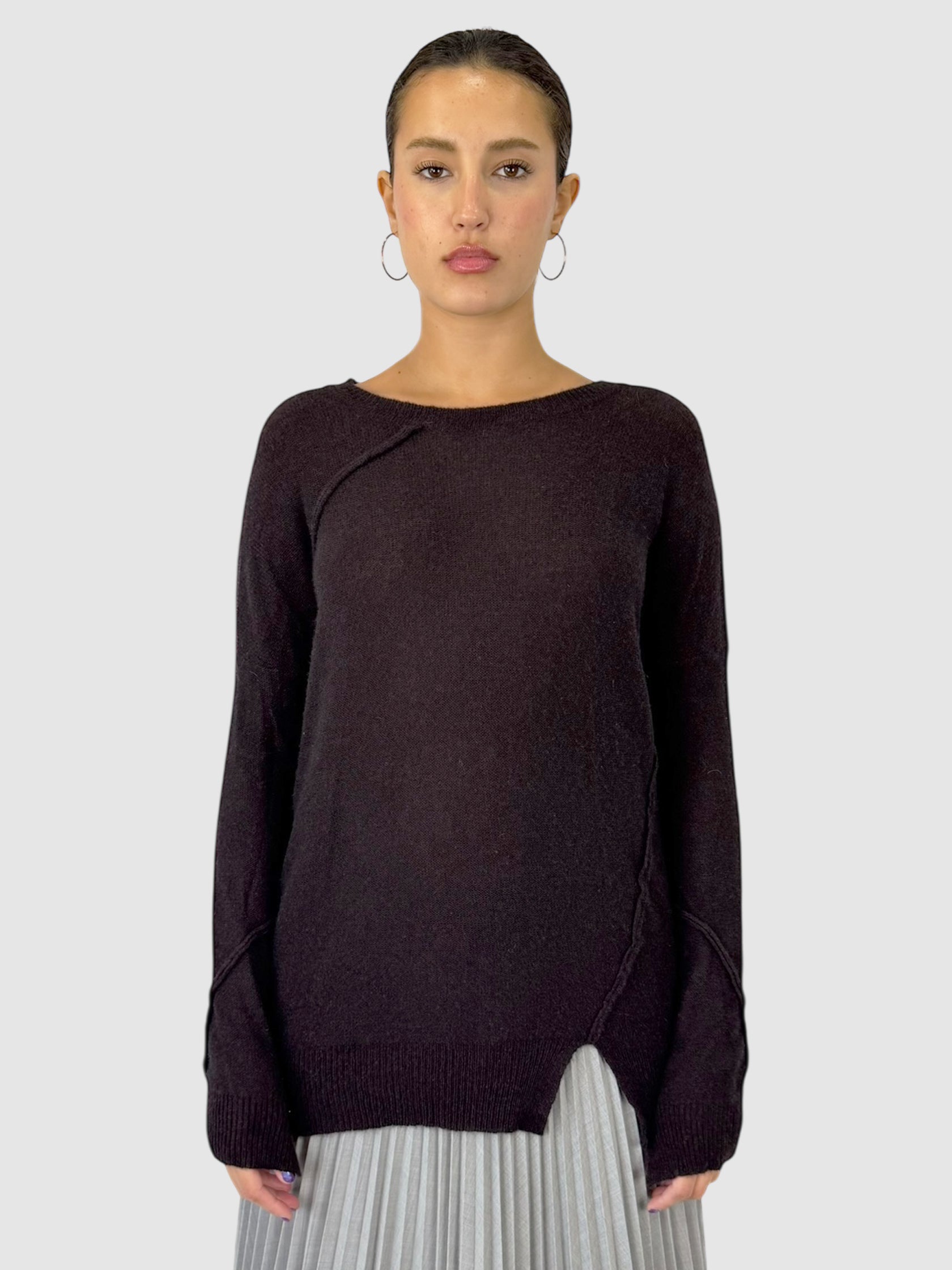 Cashmere Asymmetrical Sweater