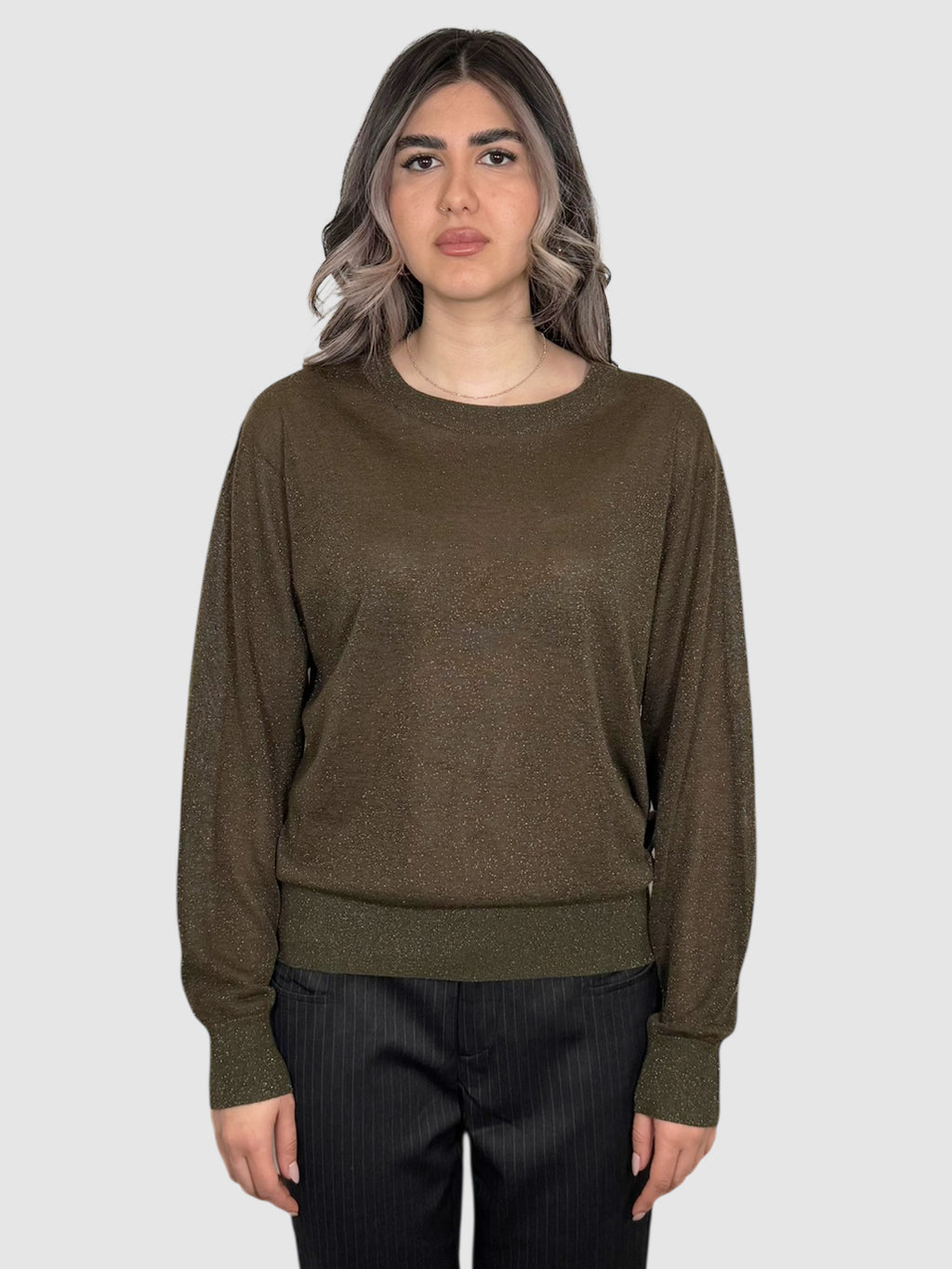 Shimmery Sheer Sweater