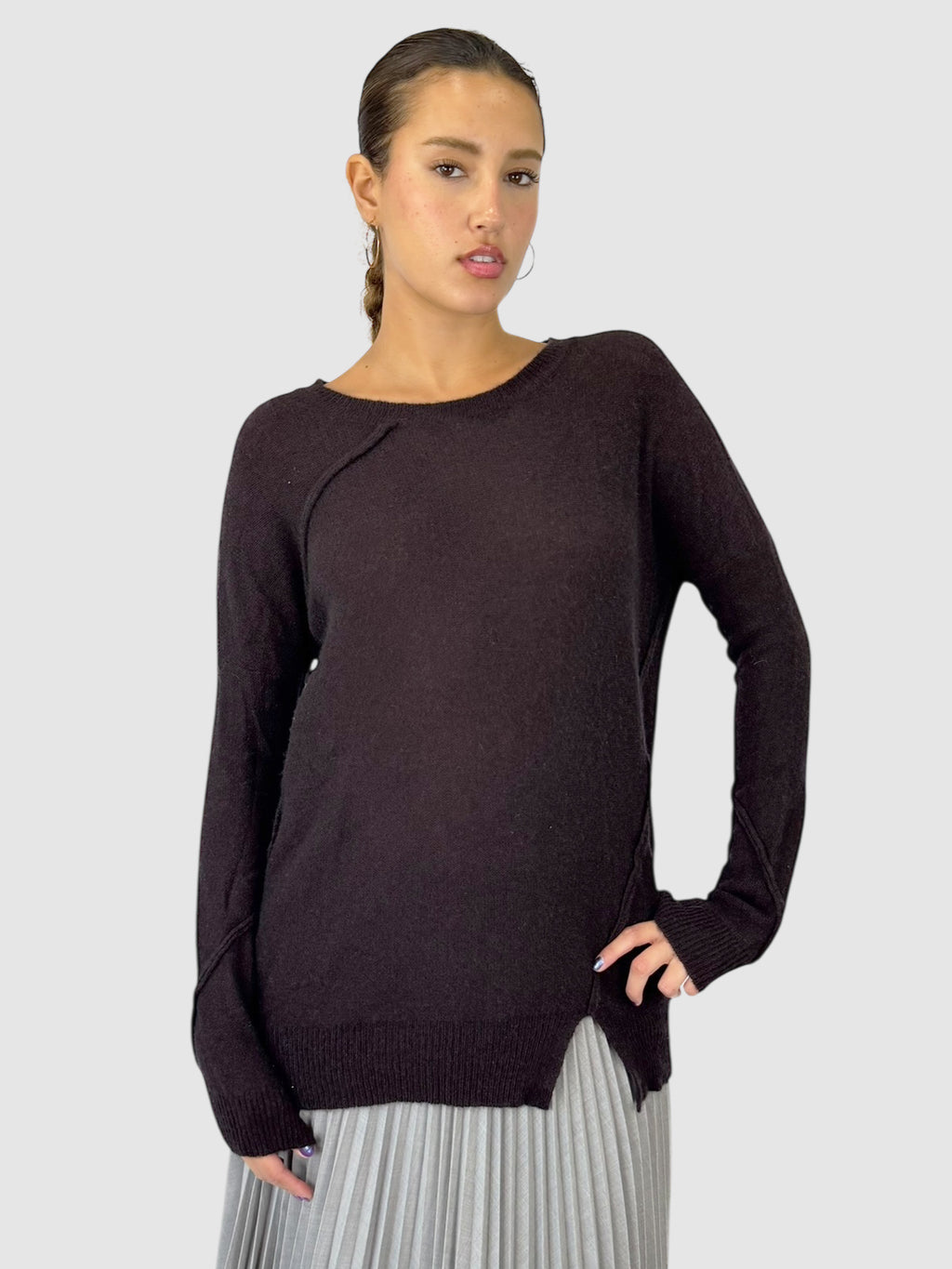 Cashmere Asymmetrical Sweater