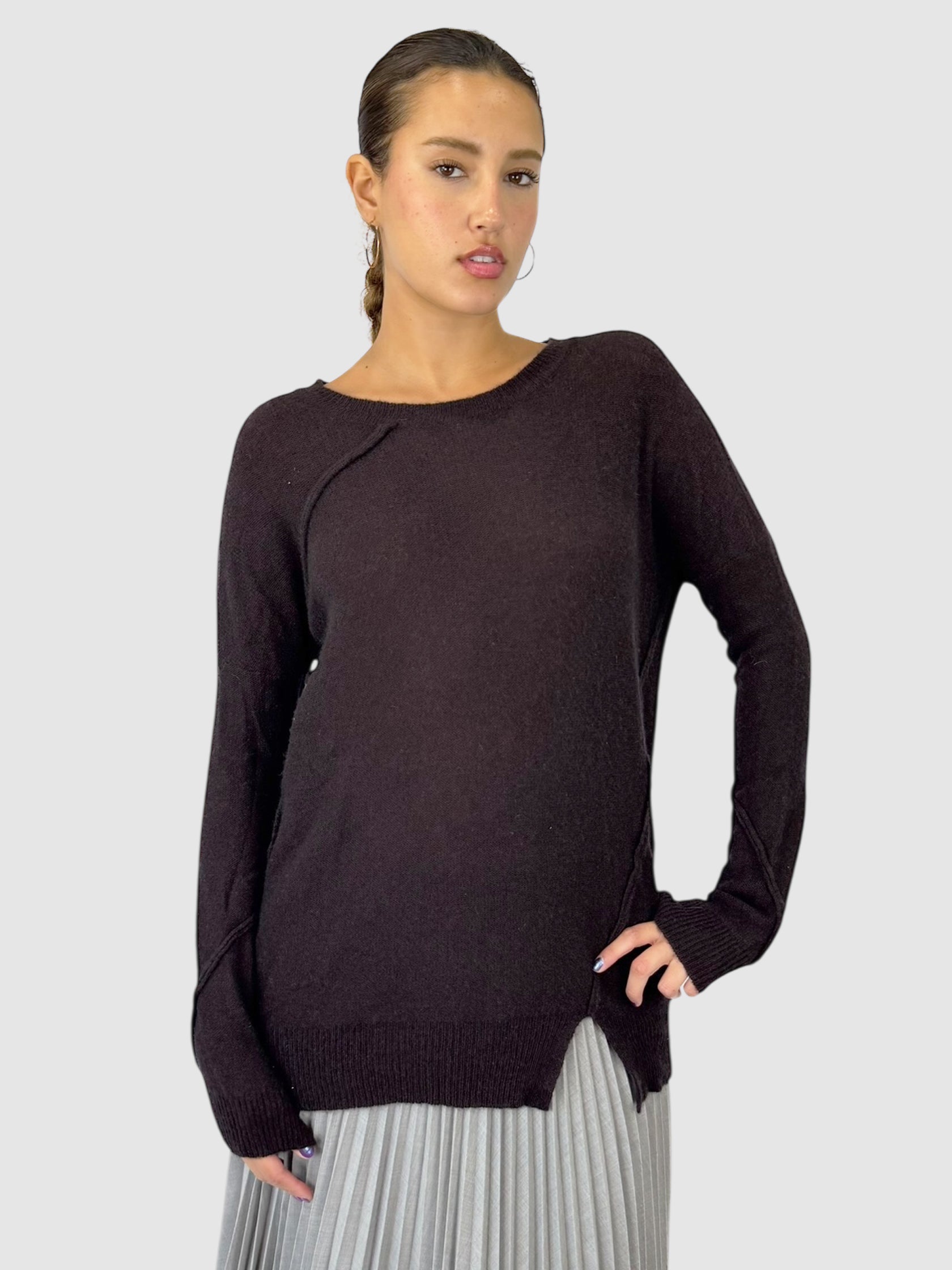 Cashmere Asymmetrical Sweater