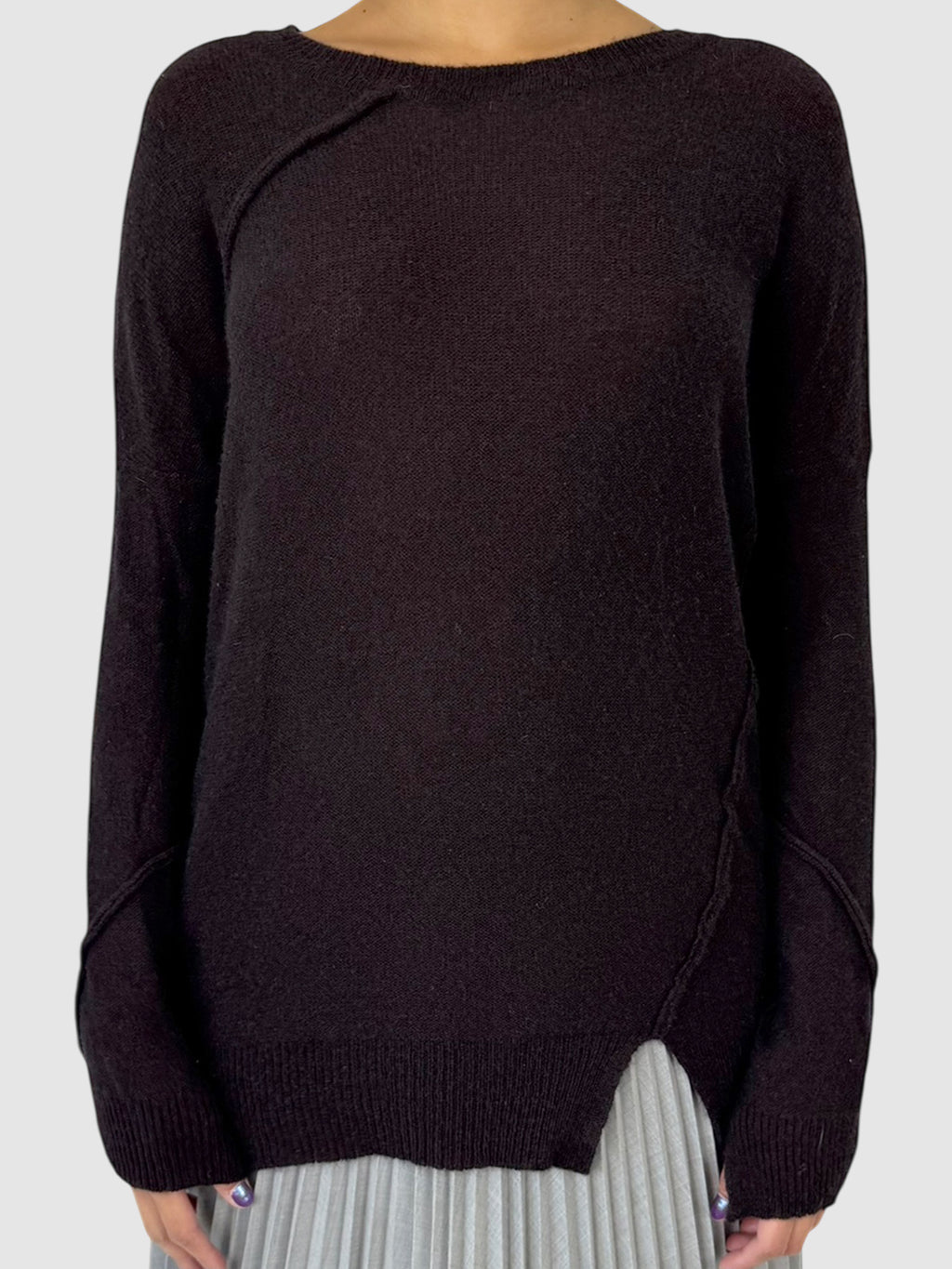 Cashmere Asymmetrical Sweater