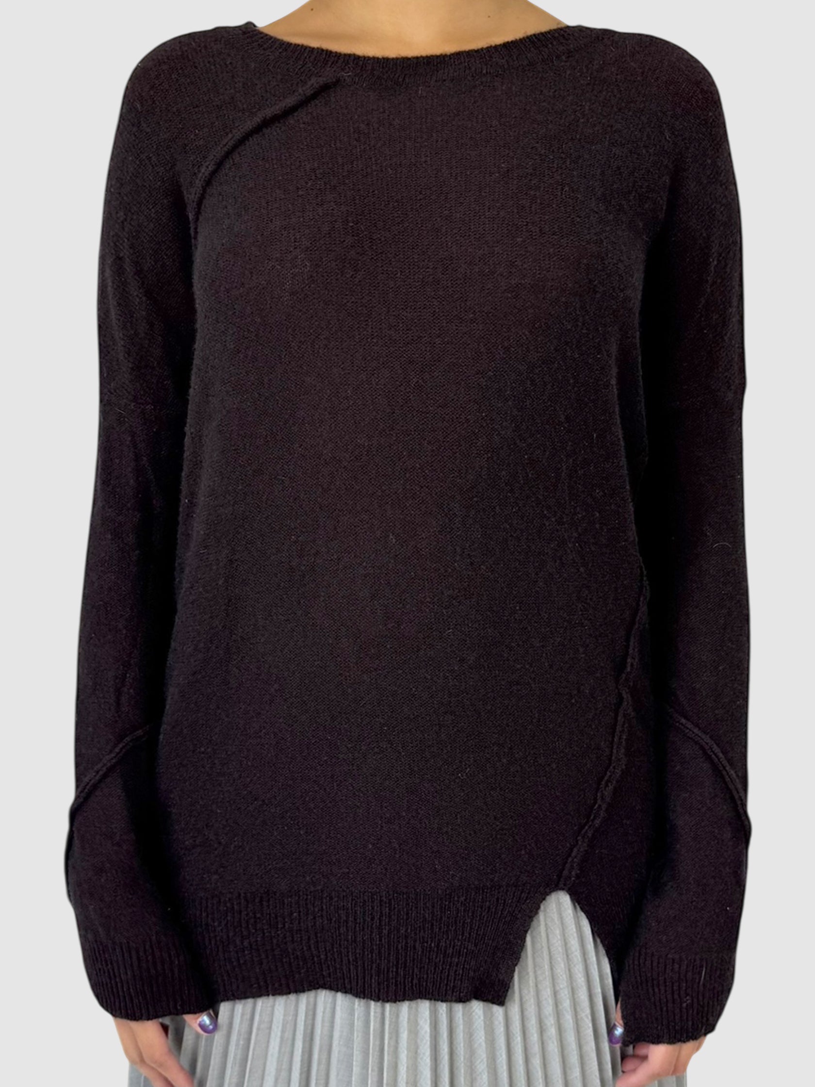 Cashmere Asymmetrical Sweater