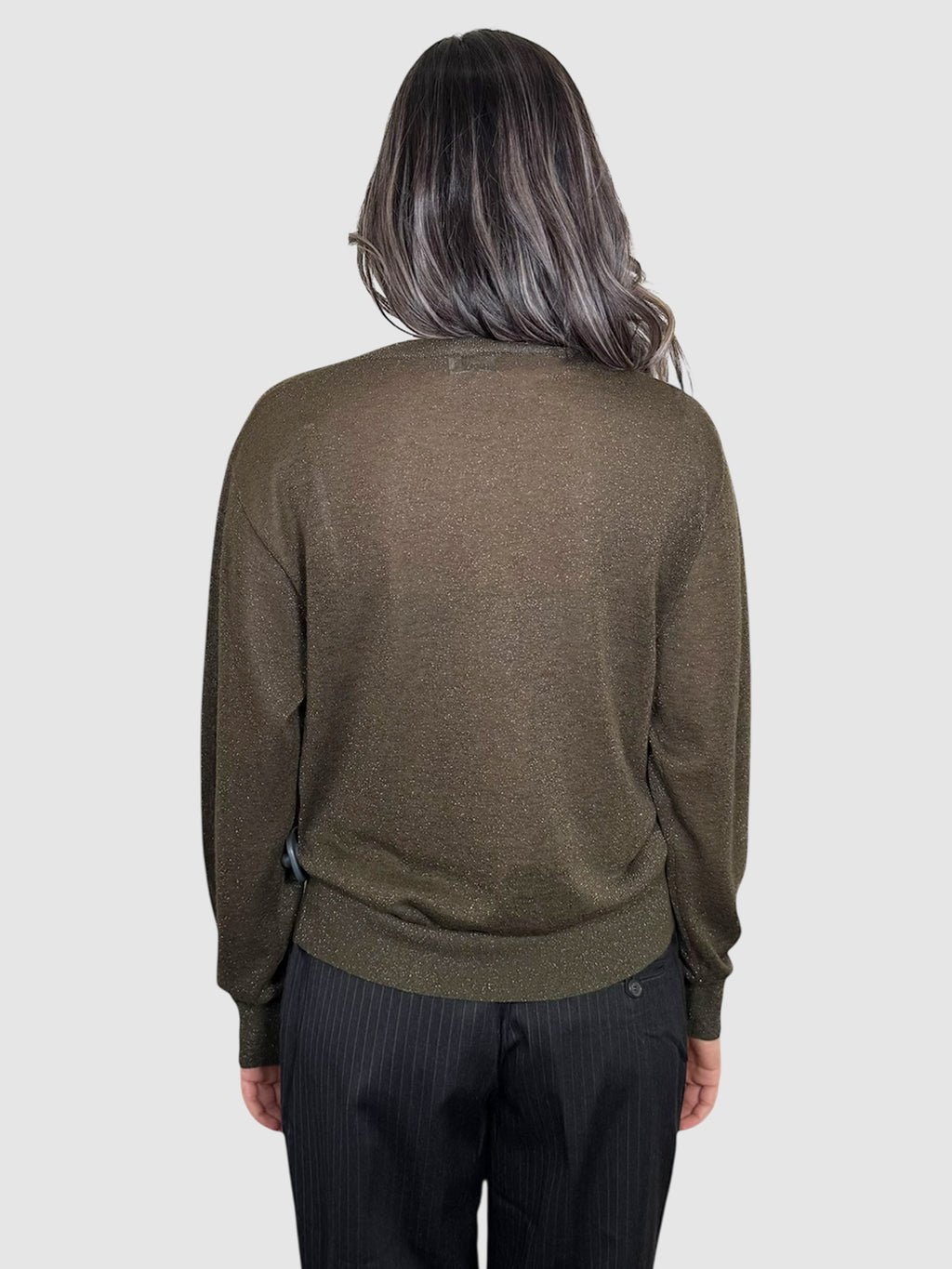 Shimmery Sheer Sweater