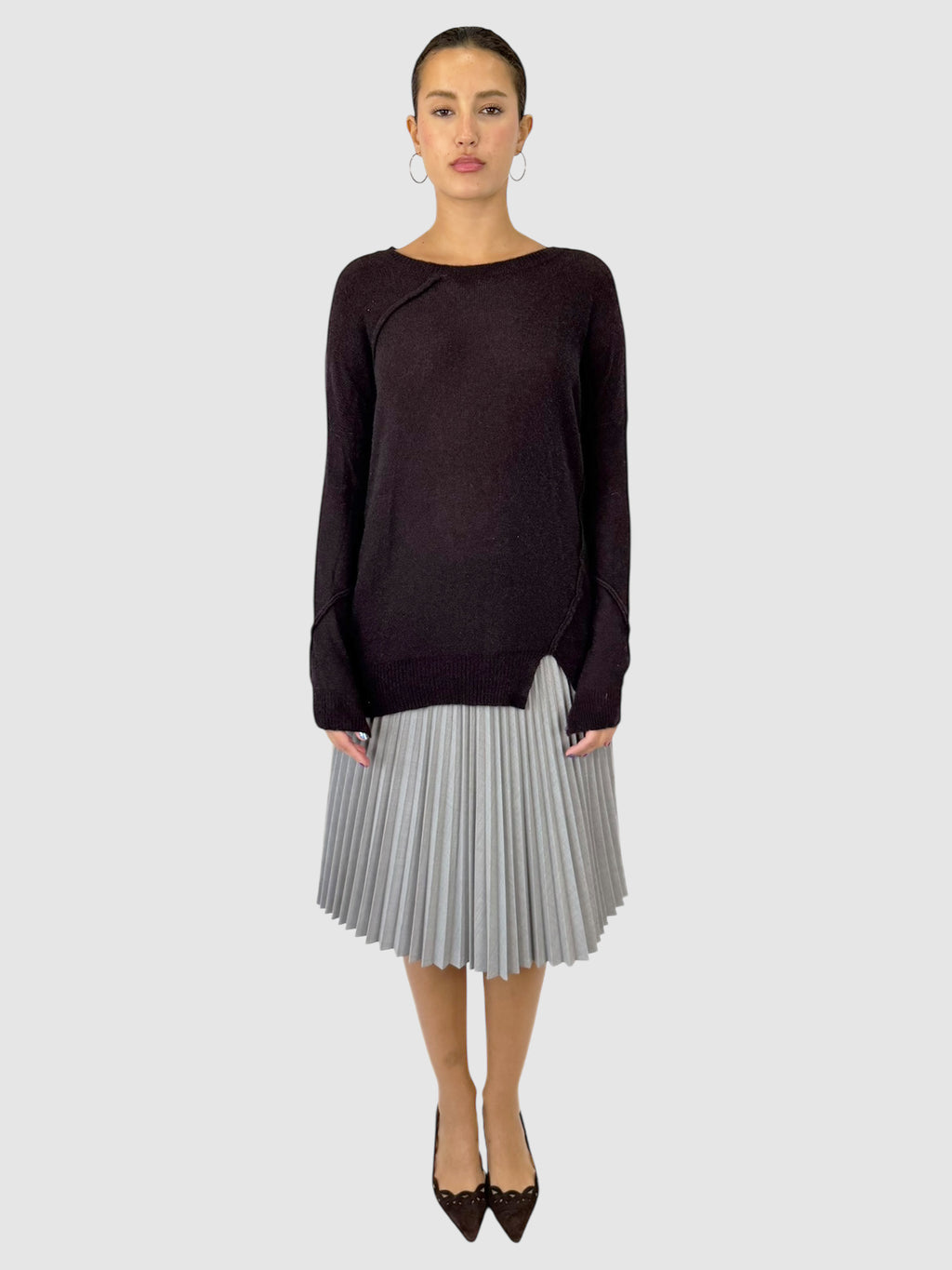 Cashmere Asymmetrical Sweater