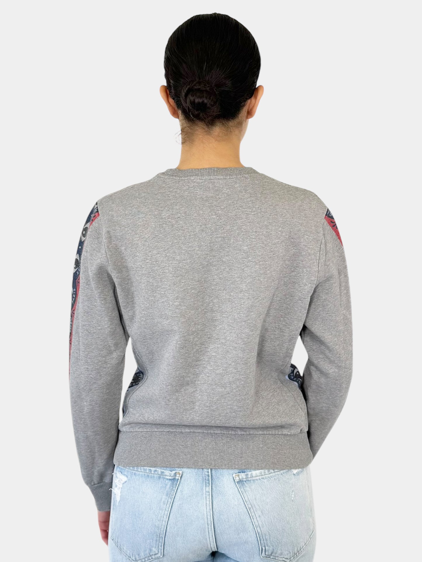 Embroidered Eye Crewneck Sweater - Size S