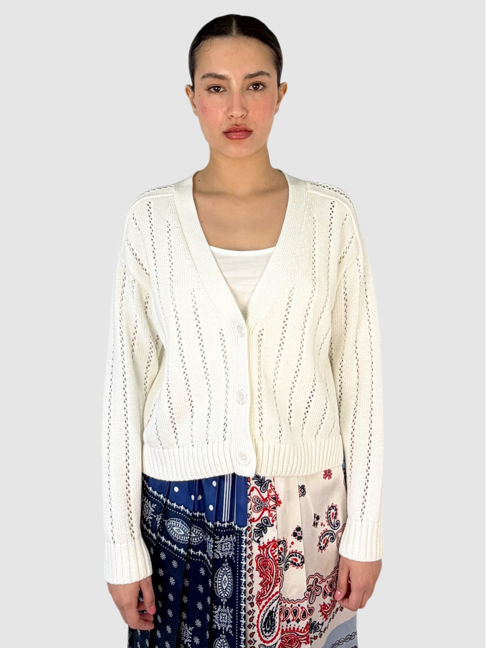 Knit Button-Up Cardigan