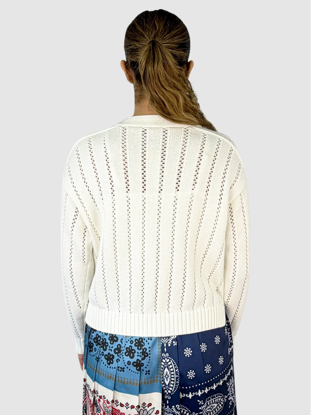 Knit Button-Up Cardigan