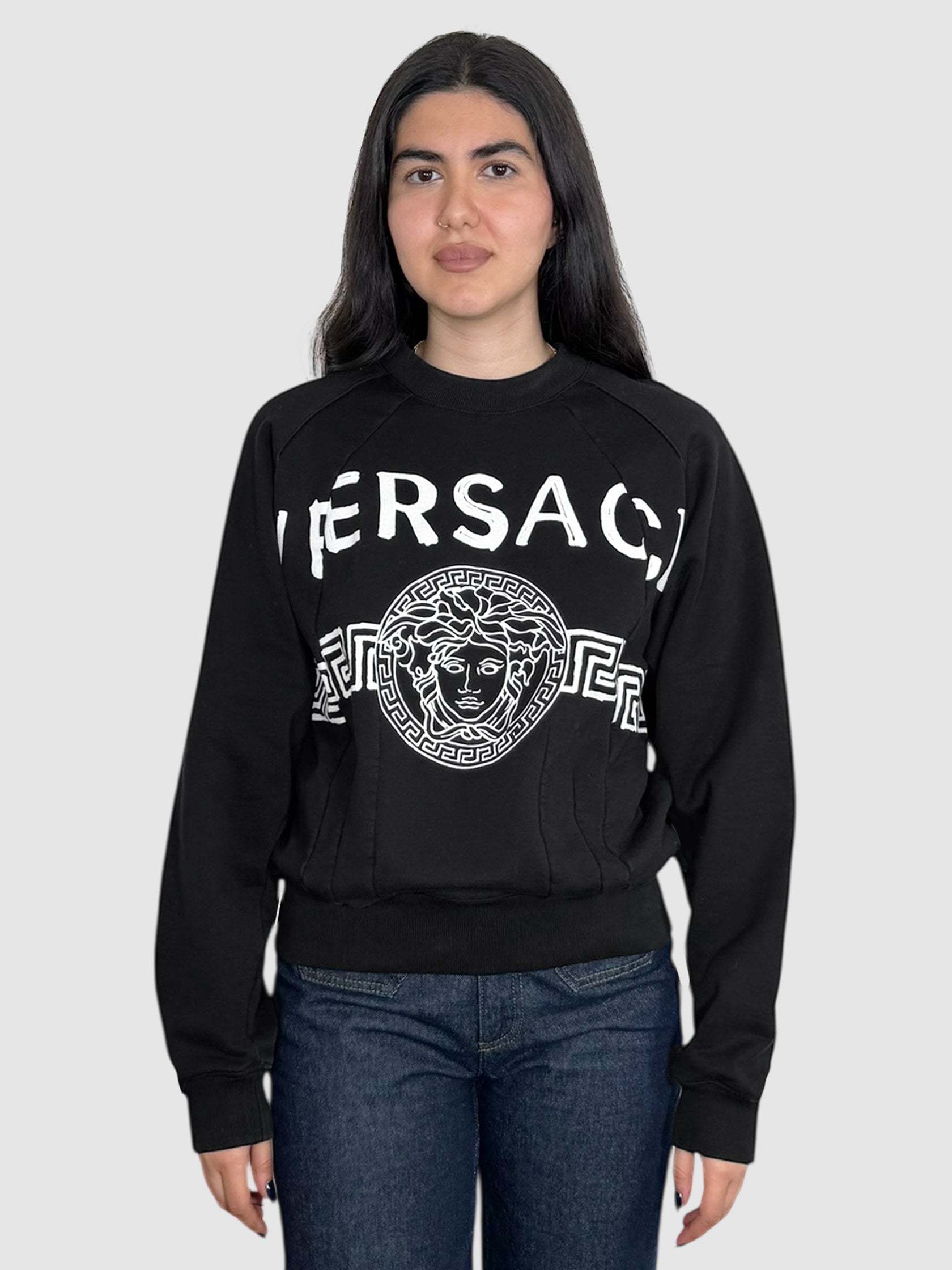 Graphic Crewneck Sweater