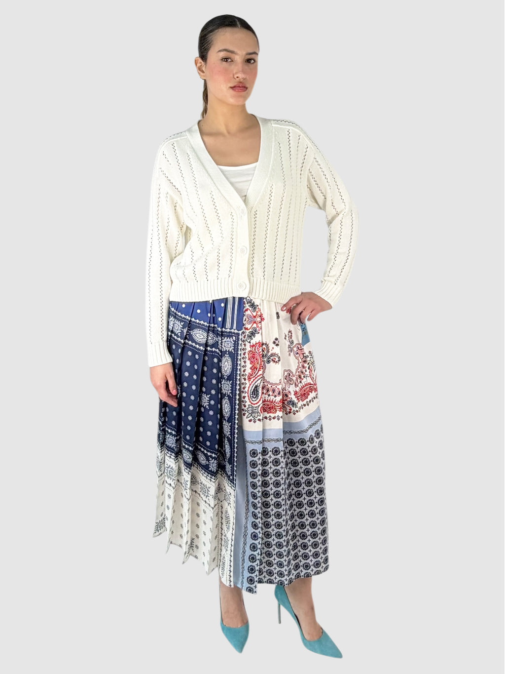Knit Button-Up Cardigan