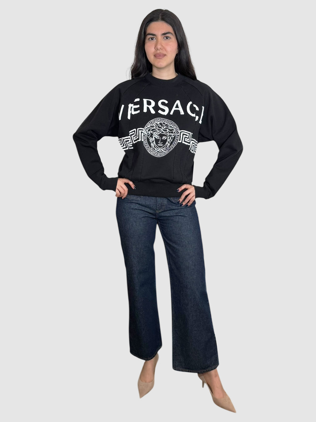 Graphic Crewneck Sweater