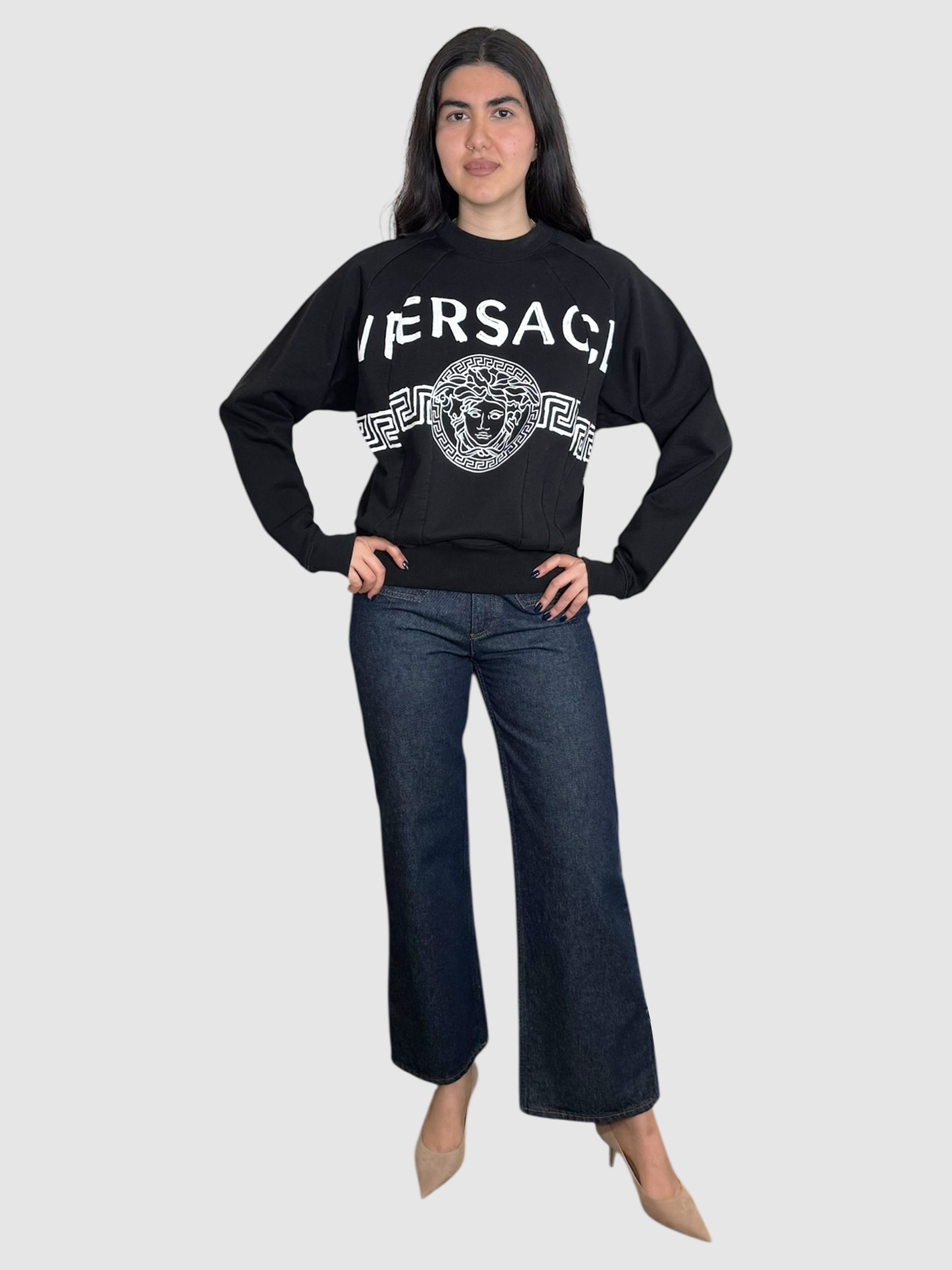 Graphic Crewneck Sweater