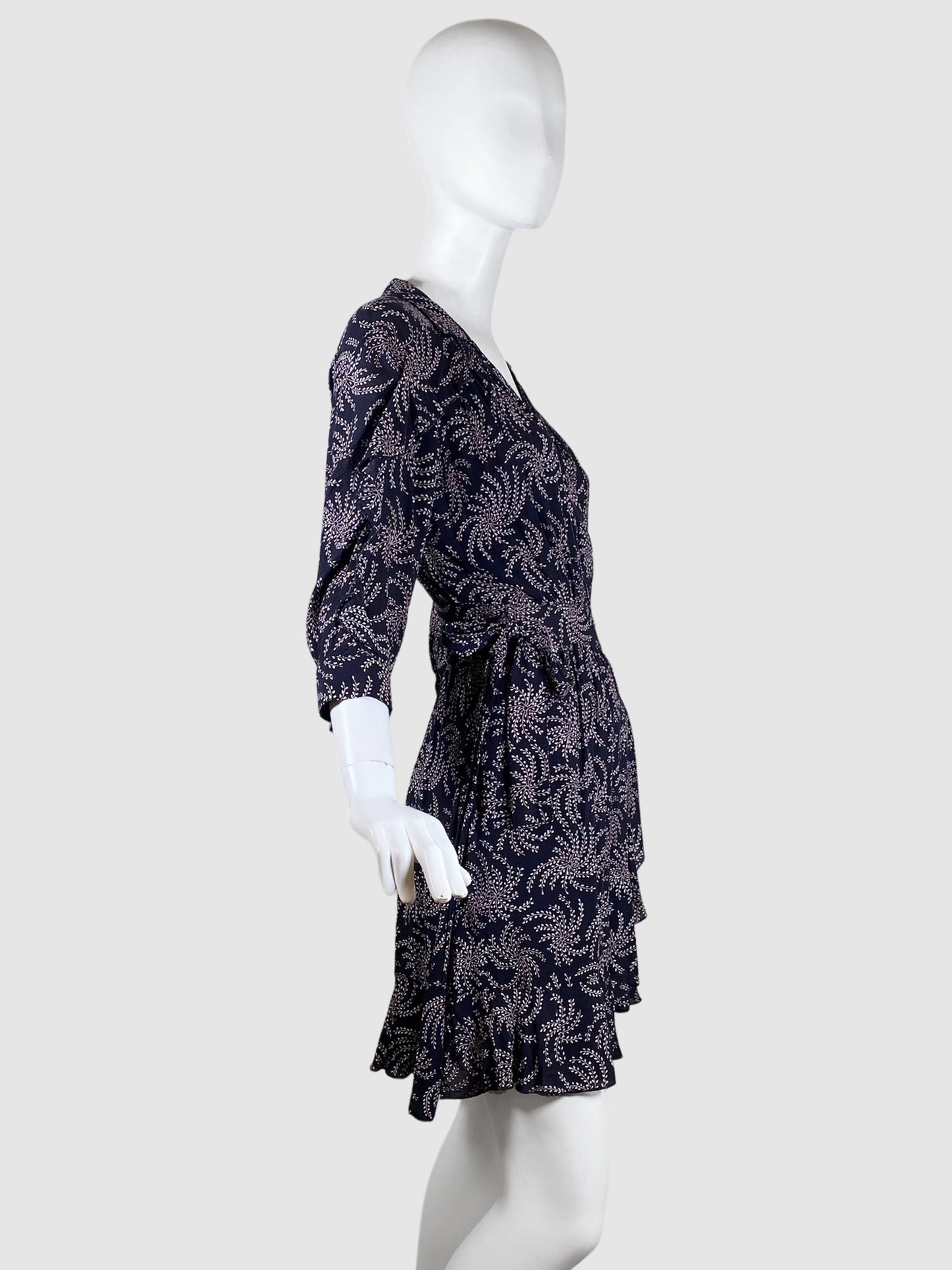 ba&sh Floral Wrap Dress - Size 6(S)