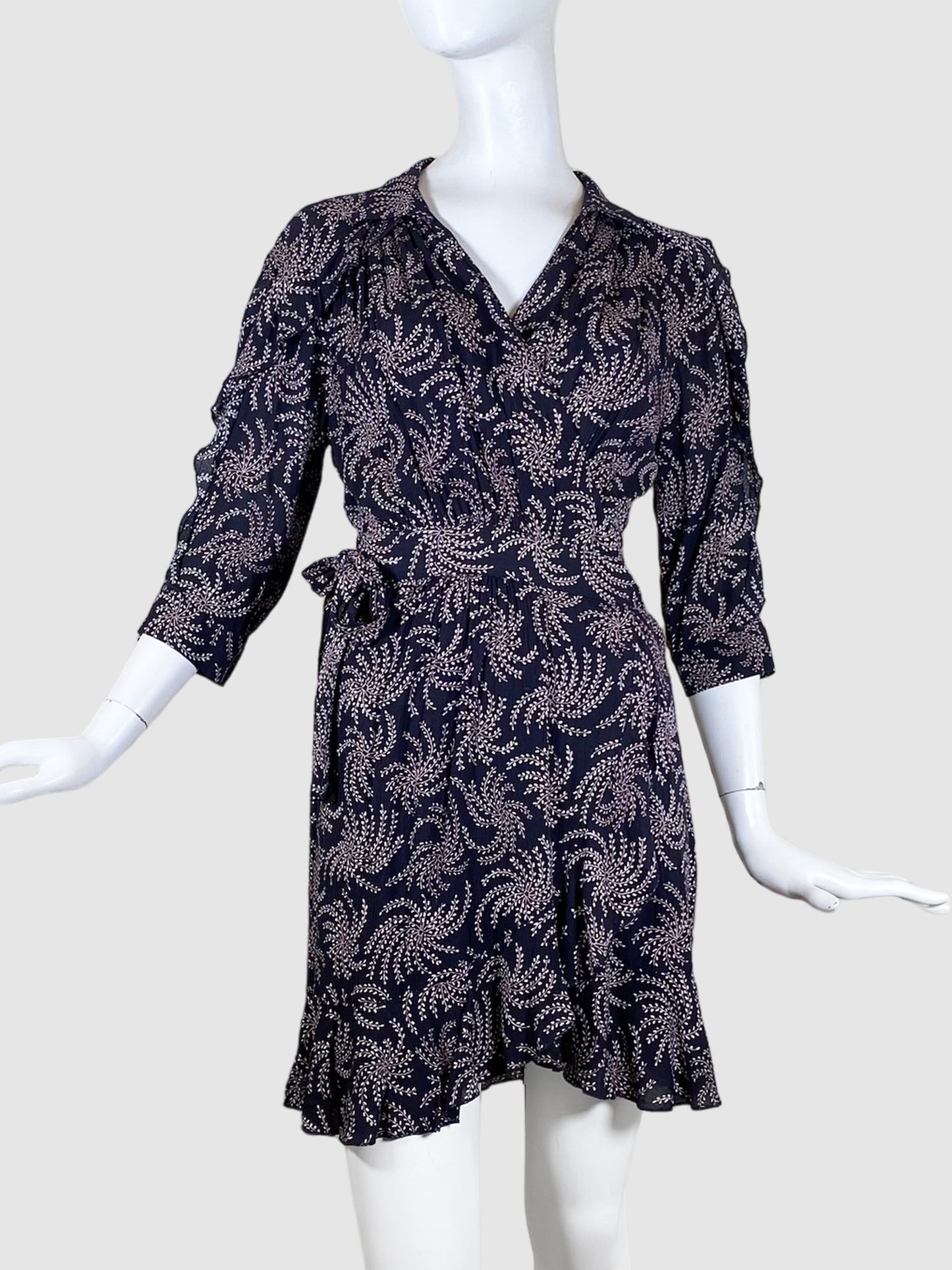 ba&sh Floral Wrap Dress - Size 6(S)