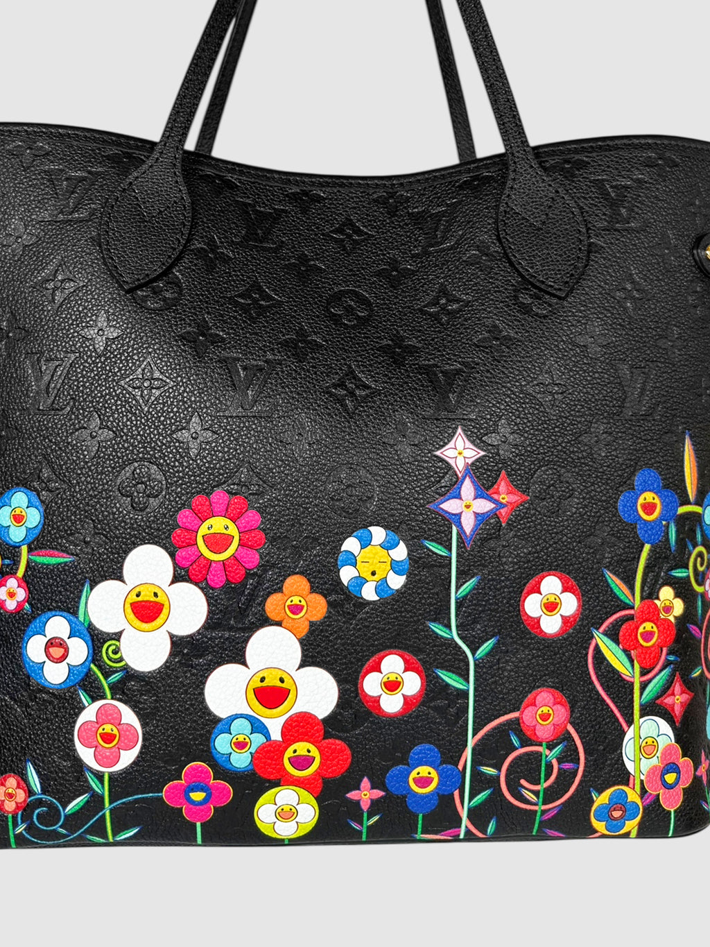 Neverfull MM Flower Tote
