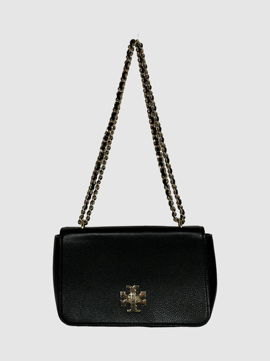 Tory Burch Carter Pebbled Leather Shoulder Bags