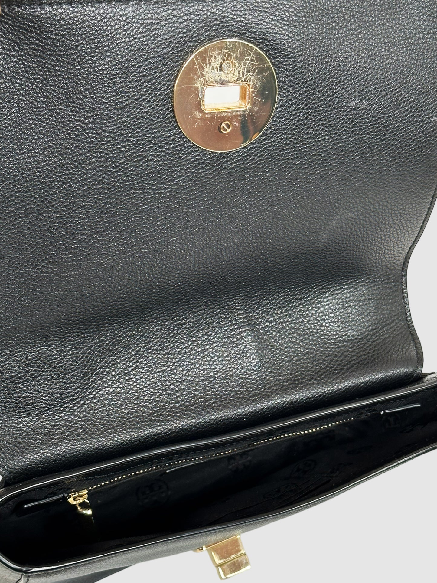 Tory Burch Carter Pebbled Leather Shoulder Bags
