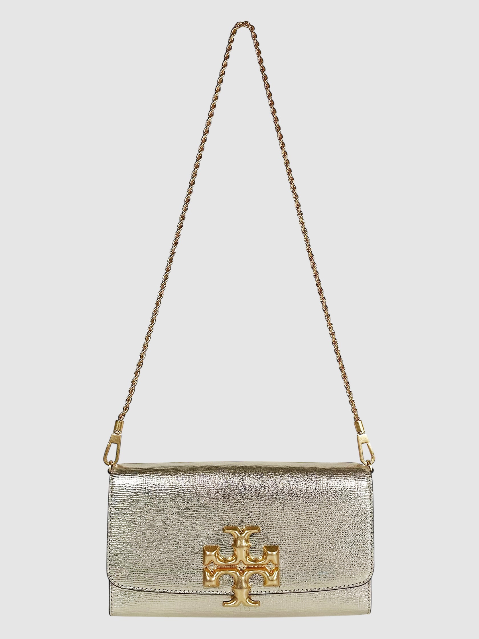 Metallic Eleanor Clutch