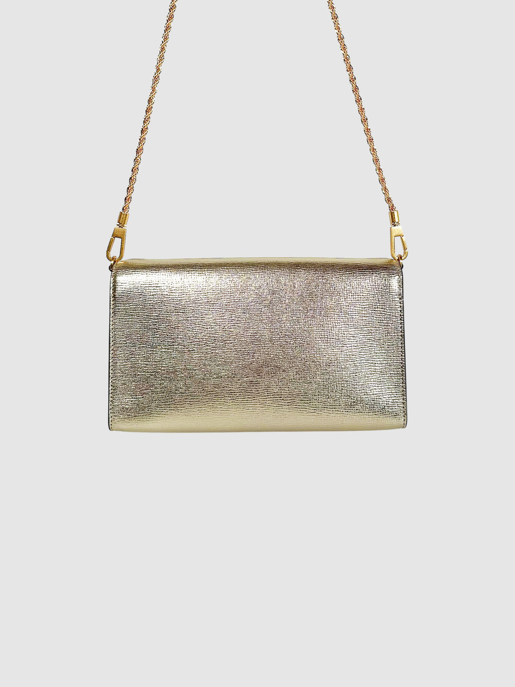 Metallic Eleanor Clutch