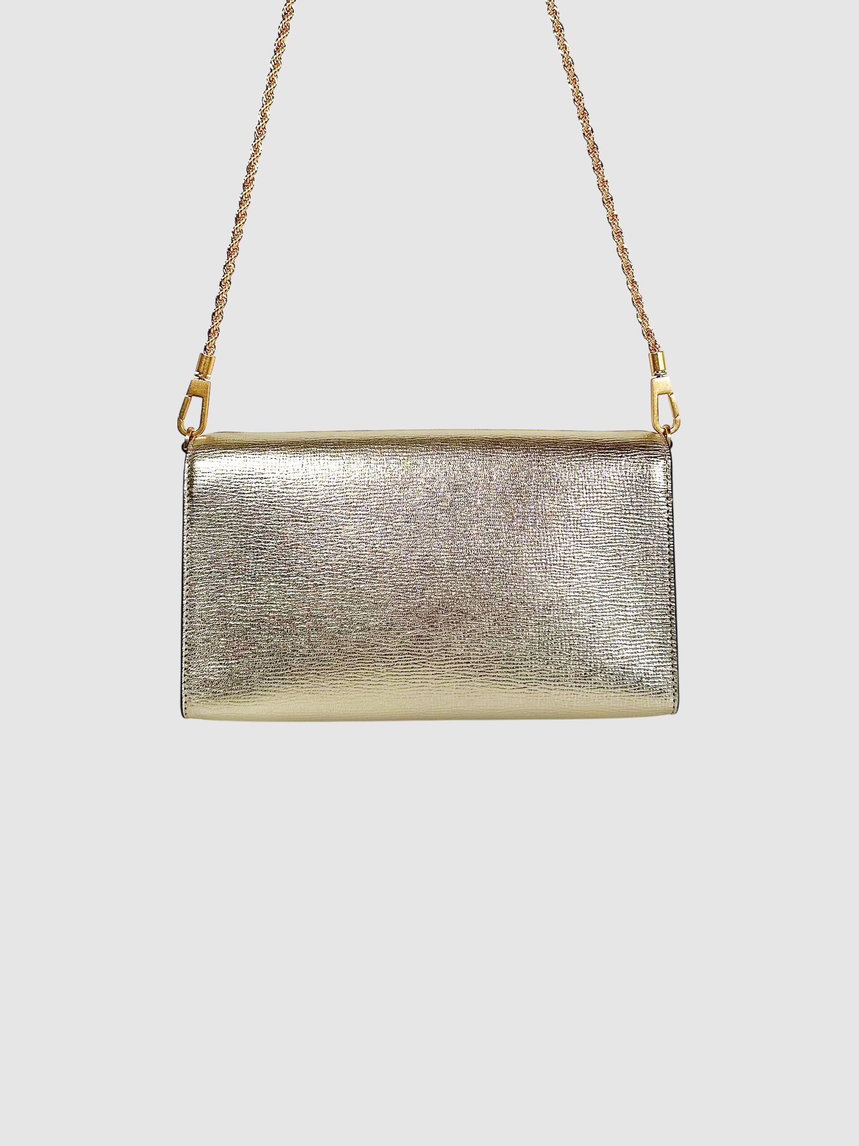 Metallic Eleanor Clutch