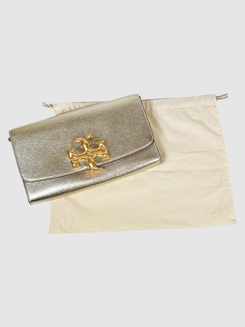 Metallic Eleanor Clutch