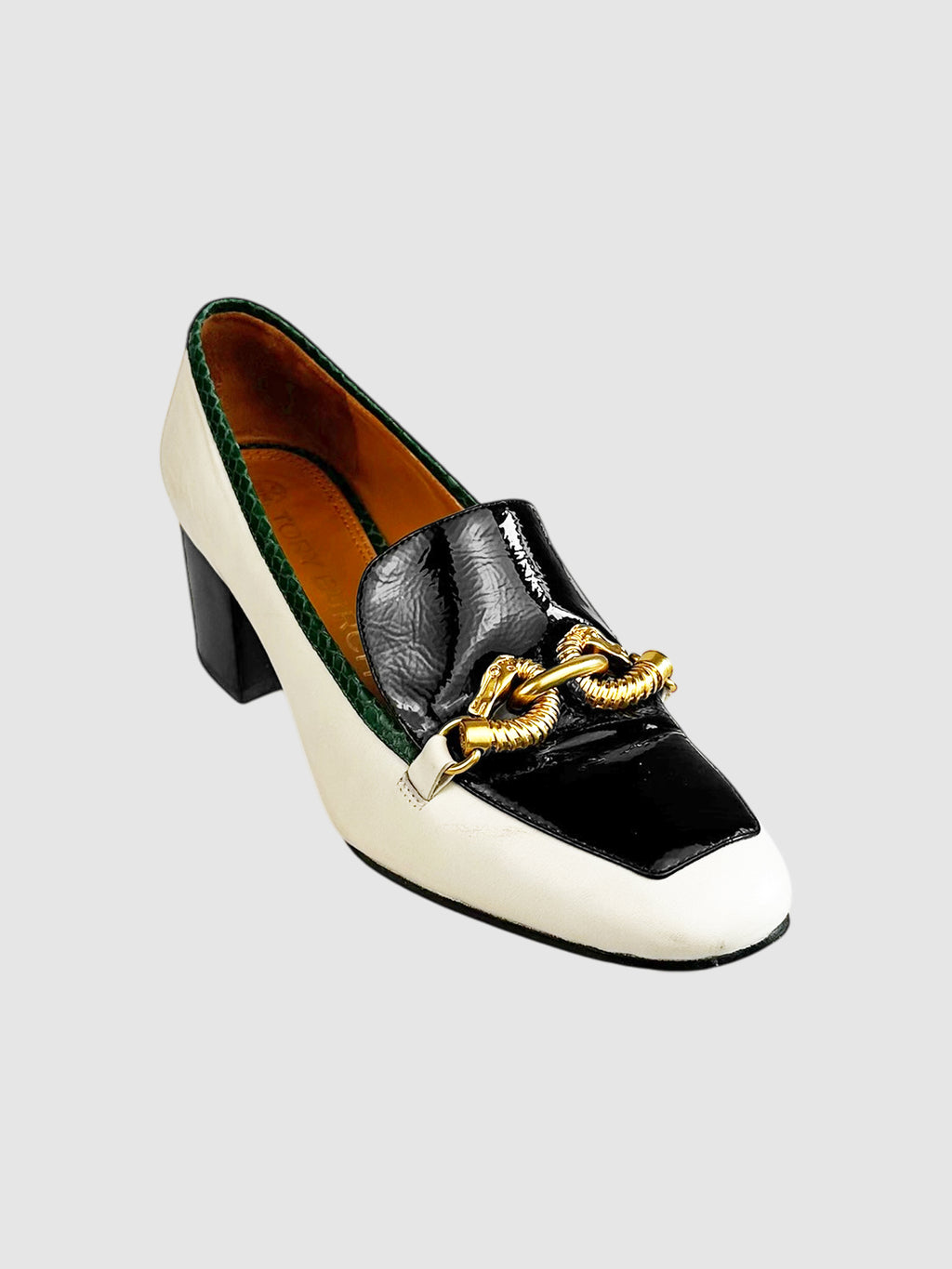 Jessa Loafer Block Heel Pumps - Size 8.5