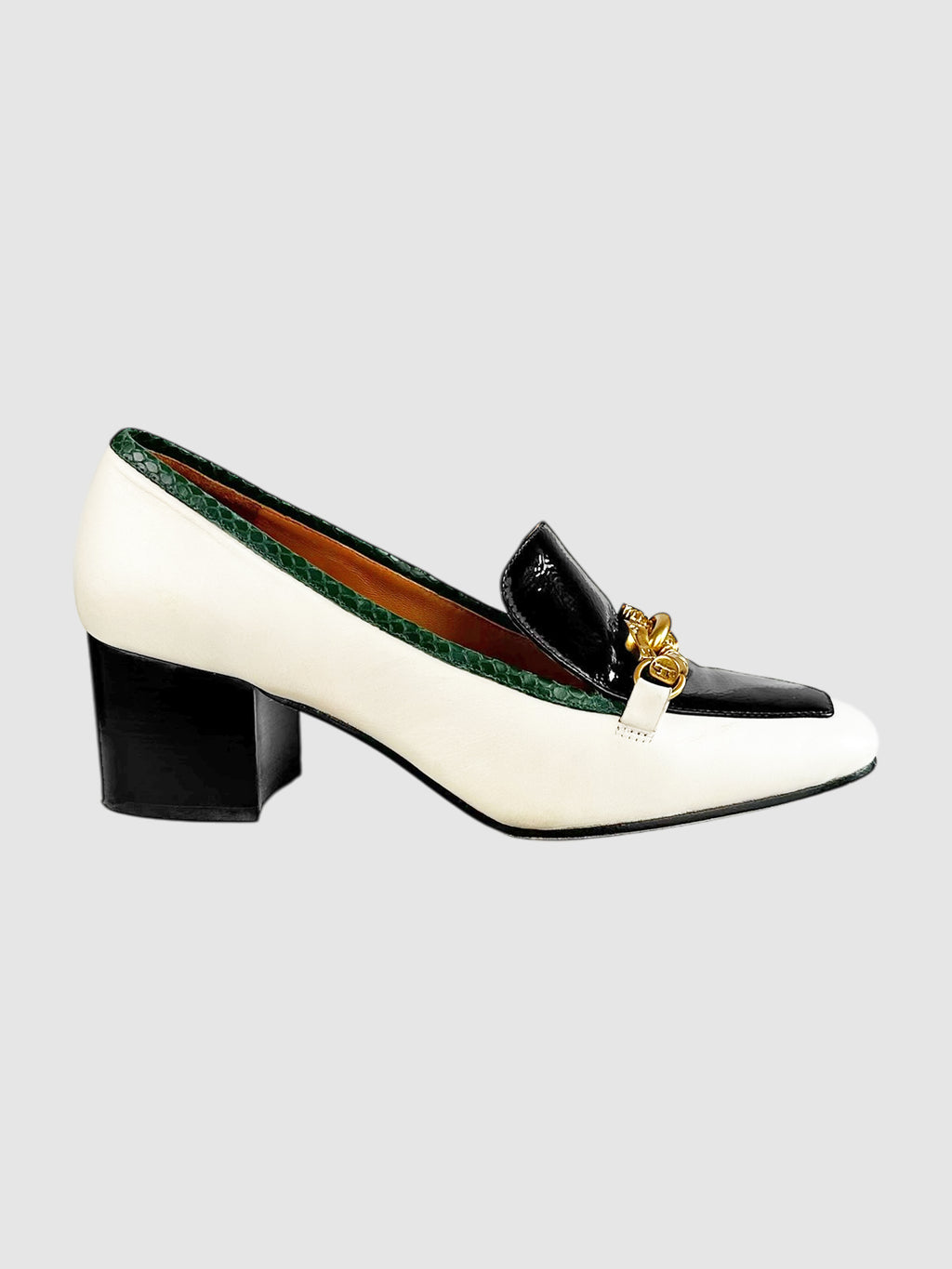 Jessa Loafer Block Heel Pumps - Size 8.5