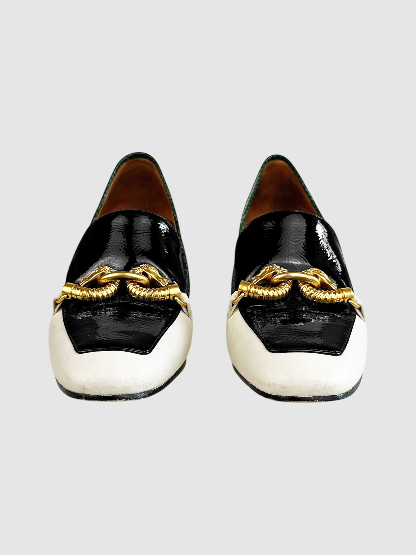 Jessa Loafer Block Heel Pumps - Size 8.5