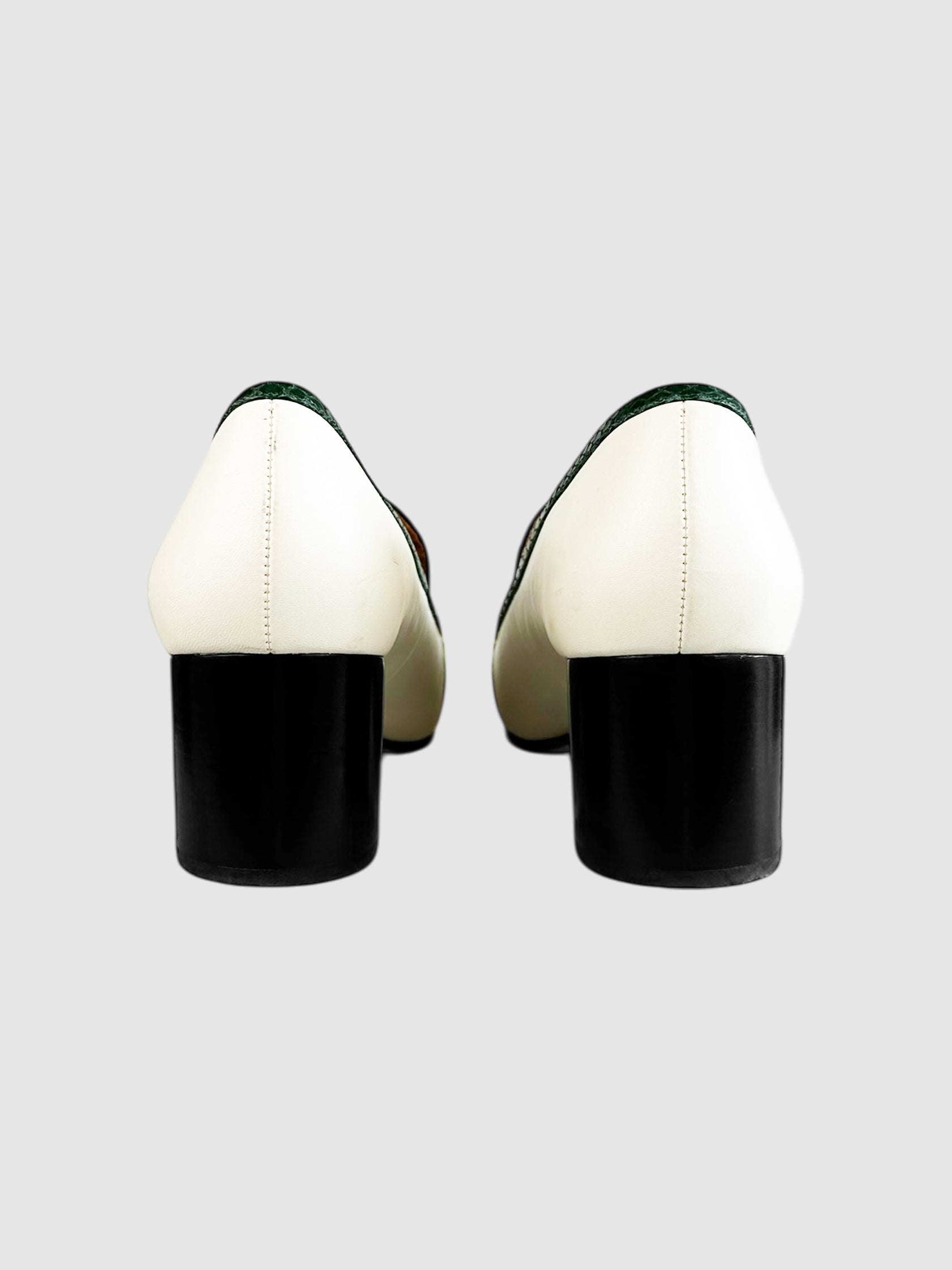 Jessa Loafer Block Heel Pumps - Size 8.5