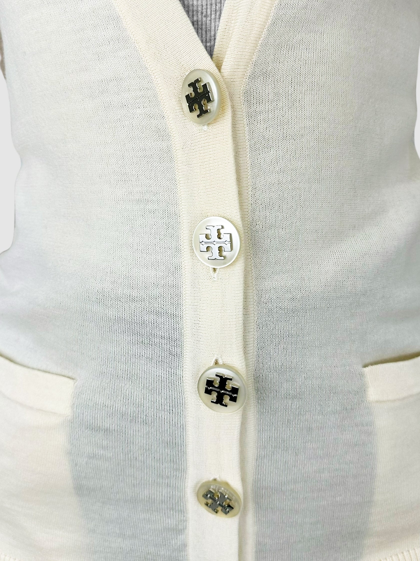 Logo Button Cardigan