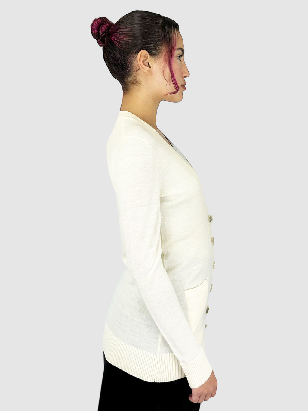 Logo Button Cardigan