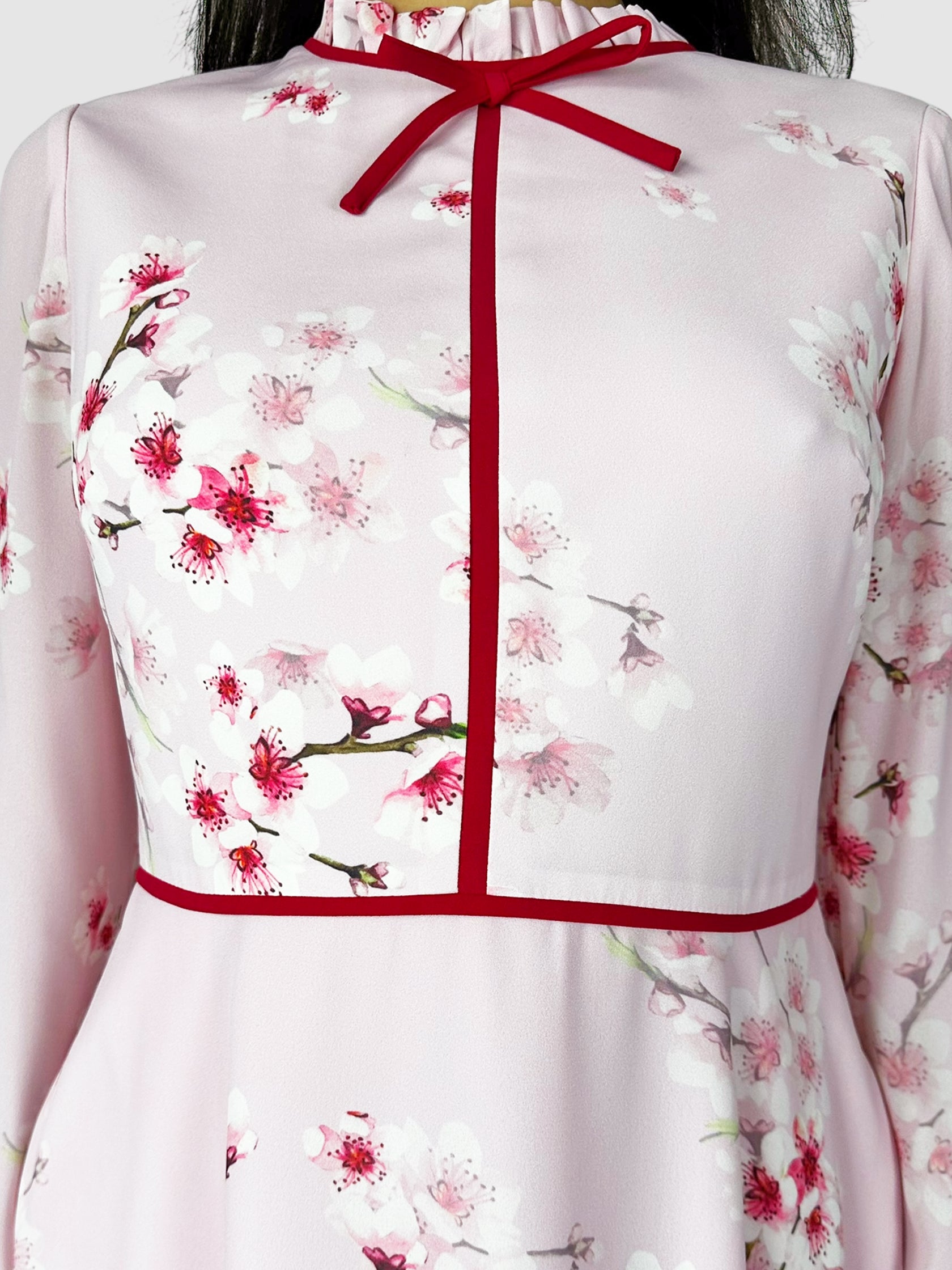 Heydii Peach Blossom Mini Dress - Size 2