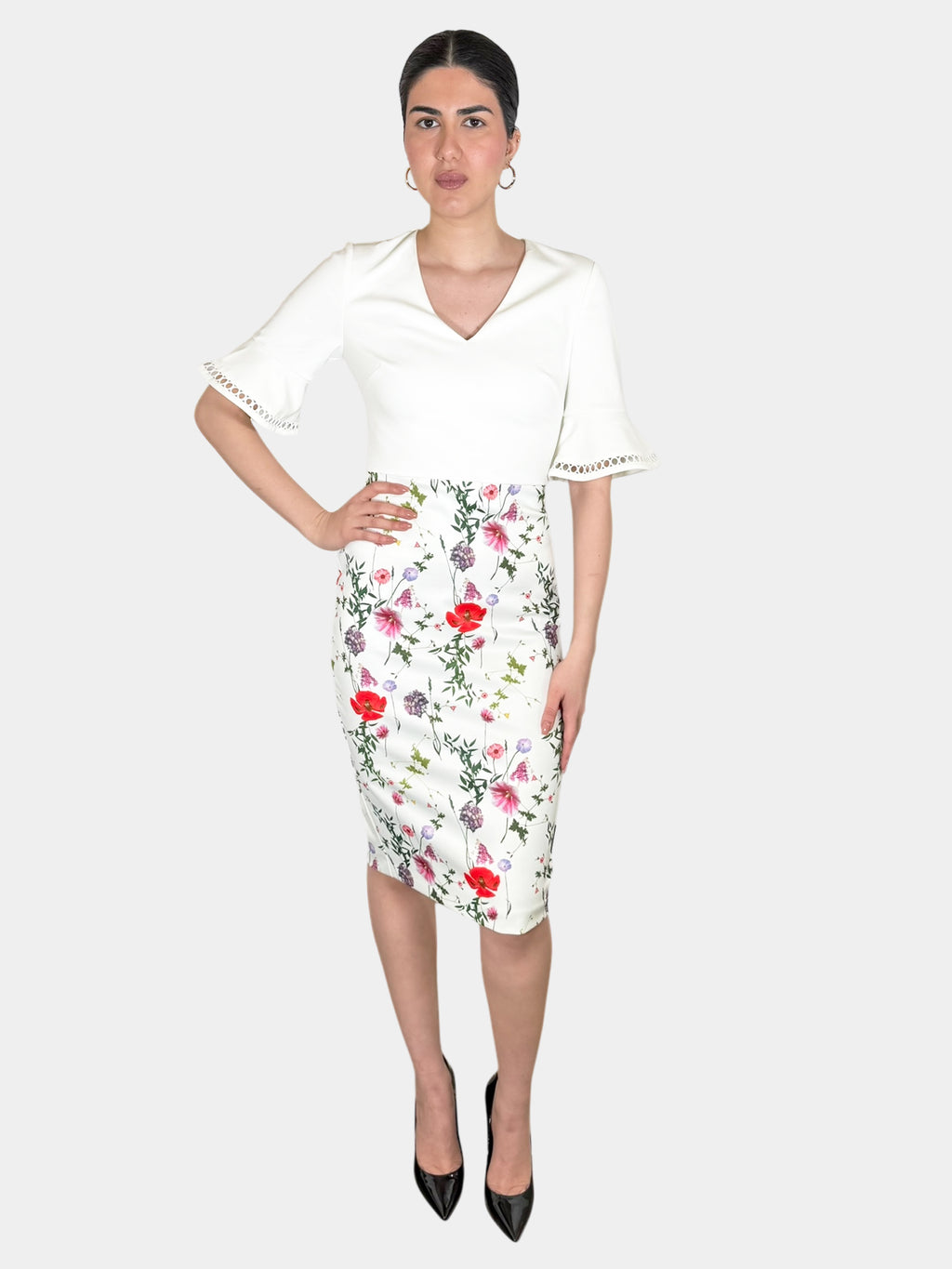 Hedgerow Floral Dress - Size 1