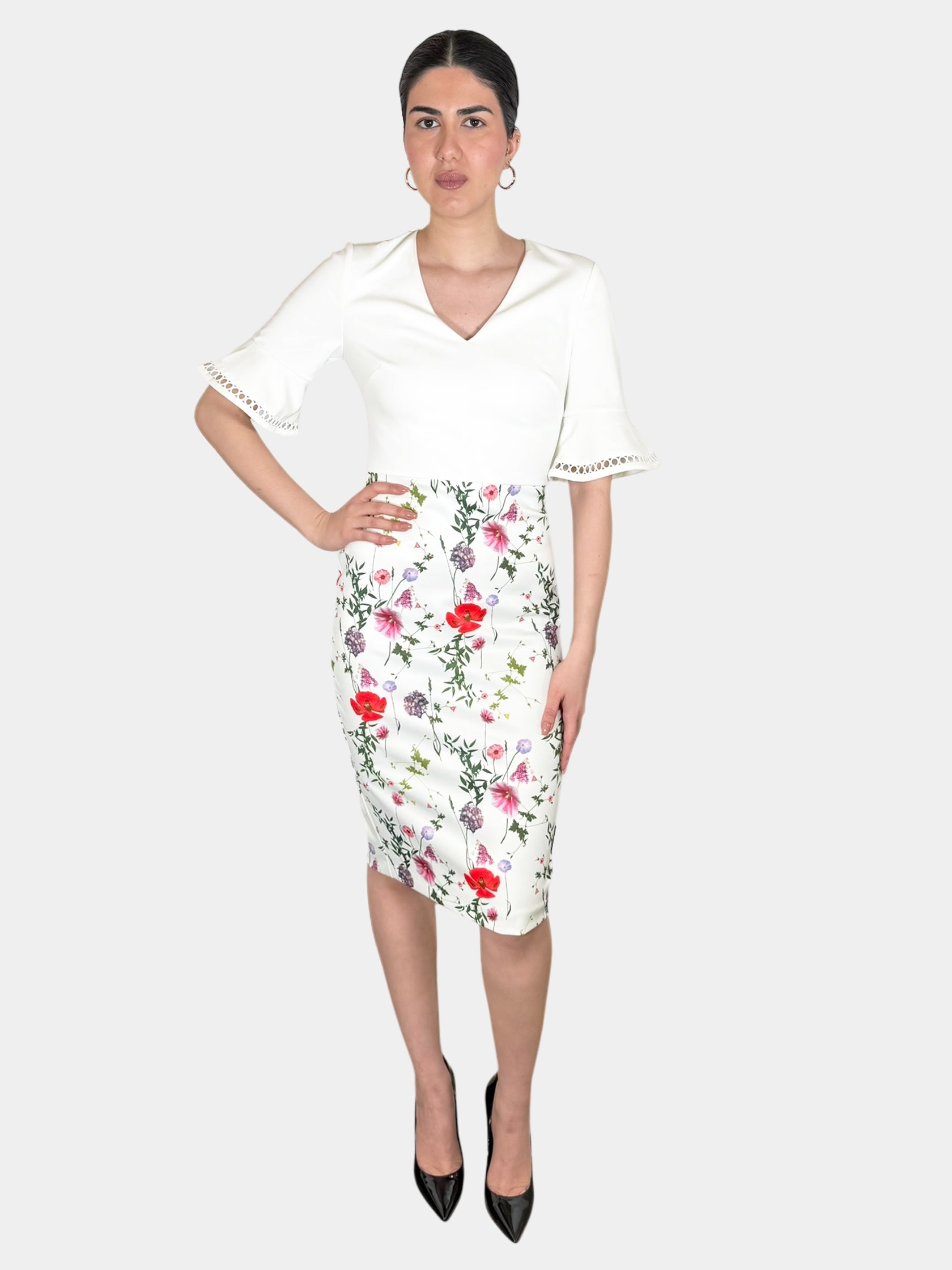 Hedgerow Floral Dress - Size 1