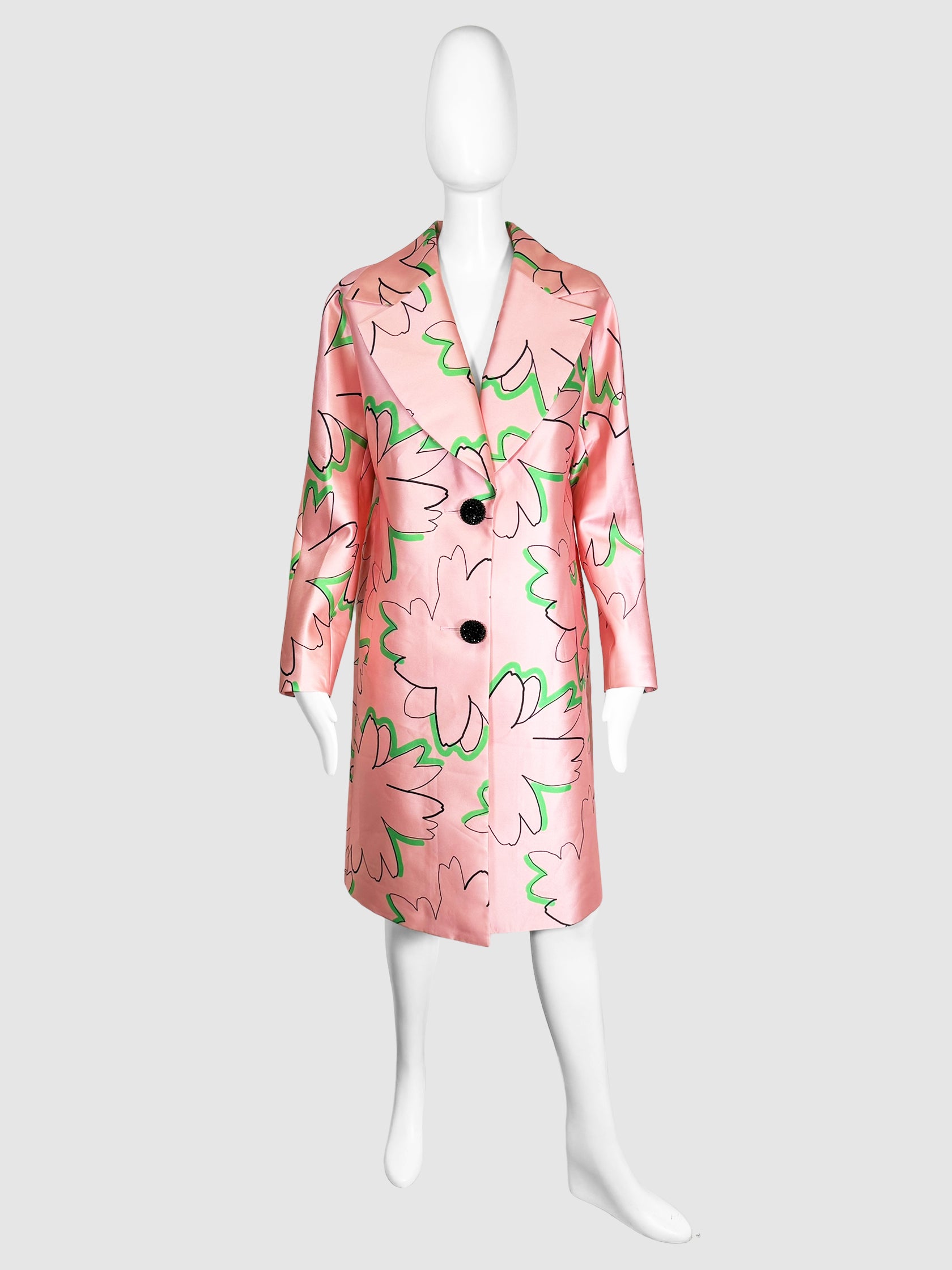 Cardea Floral Print Coat - Size M