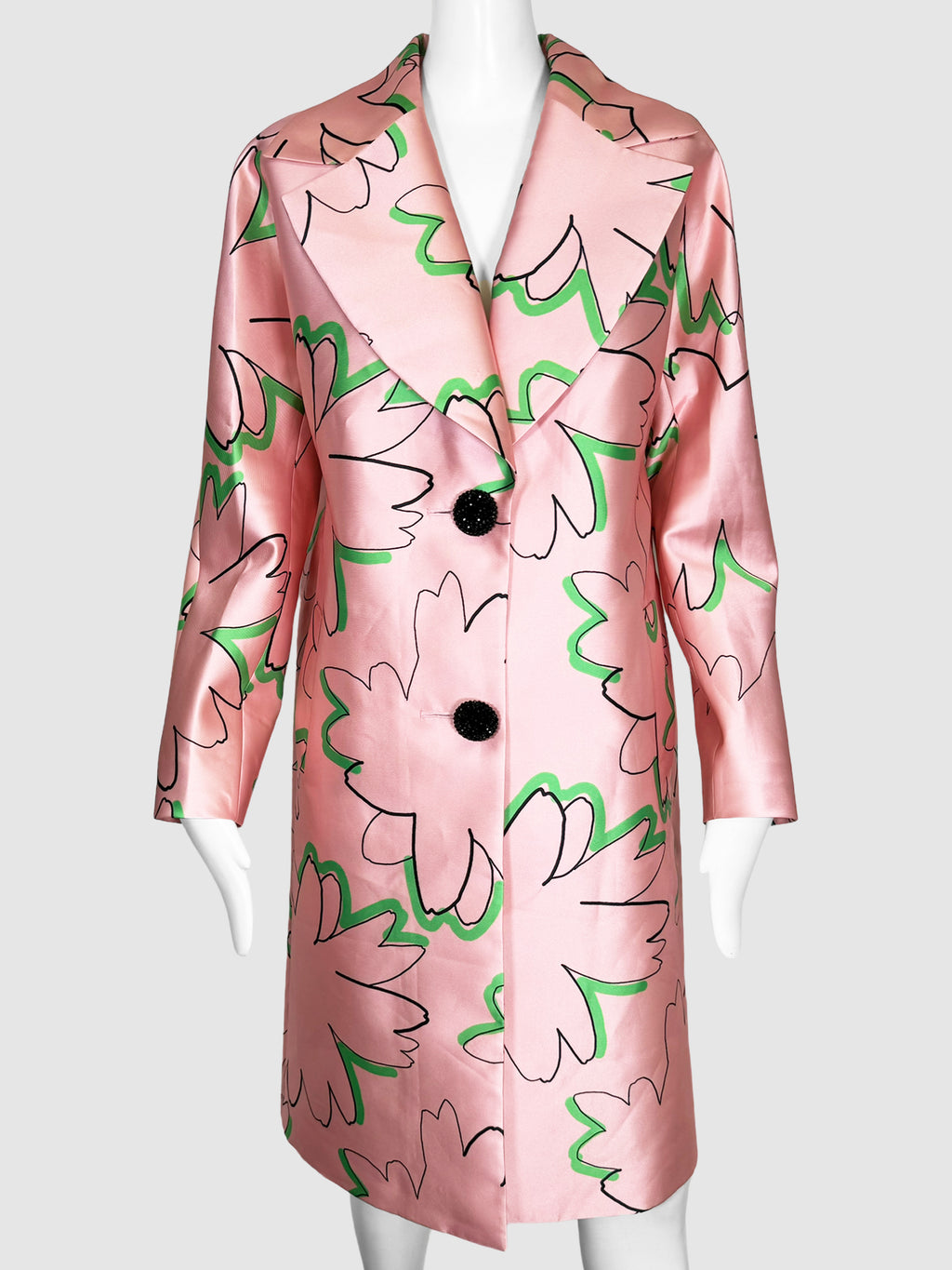 Cardea Floral Print Coat - Size M