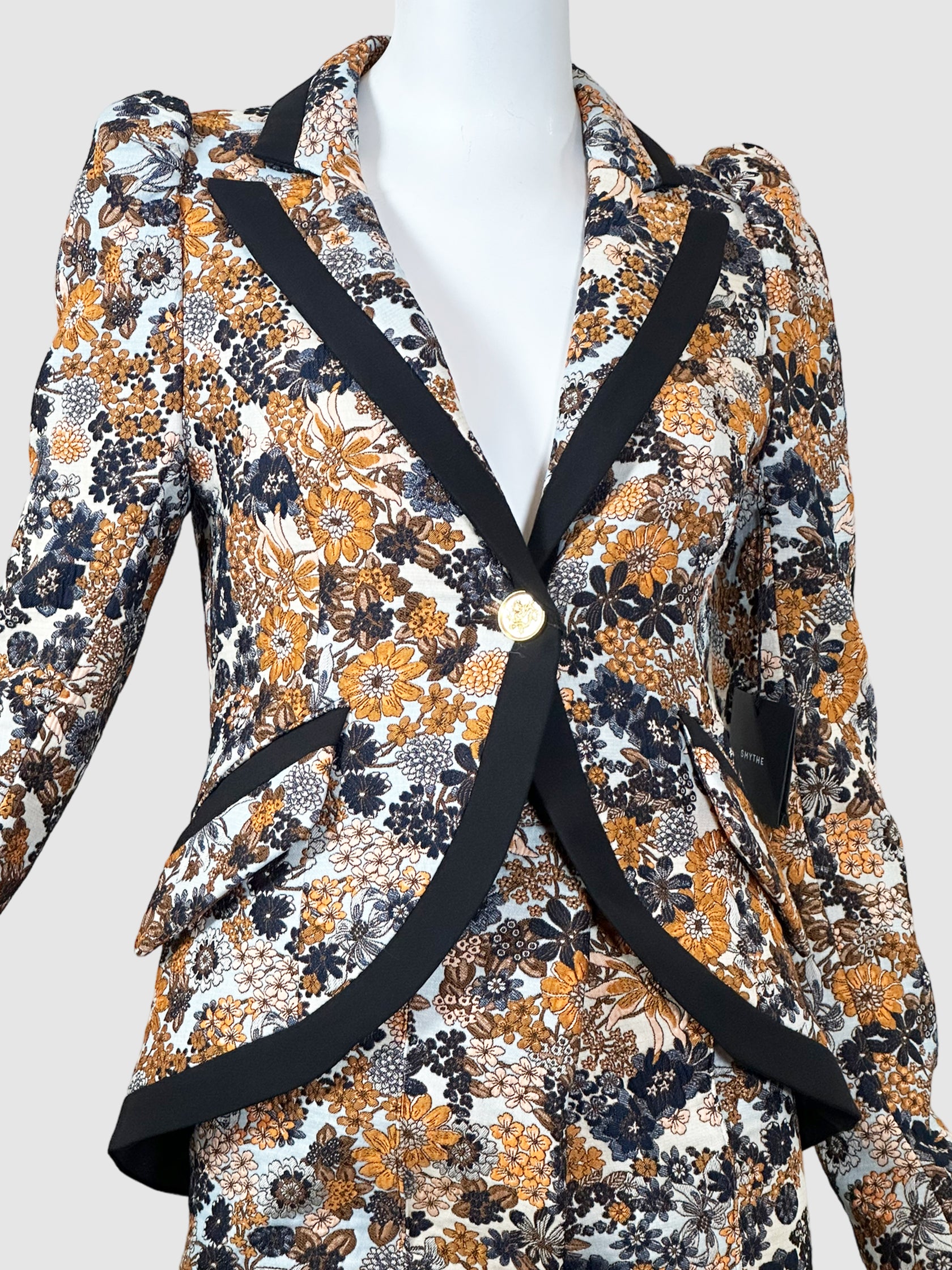 Smythe Floral Print 2-piece Set - Size 4 (27)