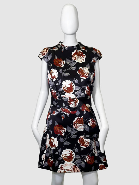 Floral Belted Dress - Size 12